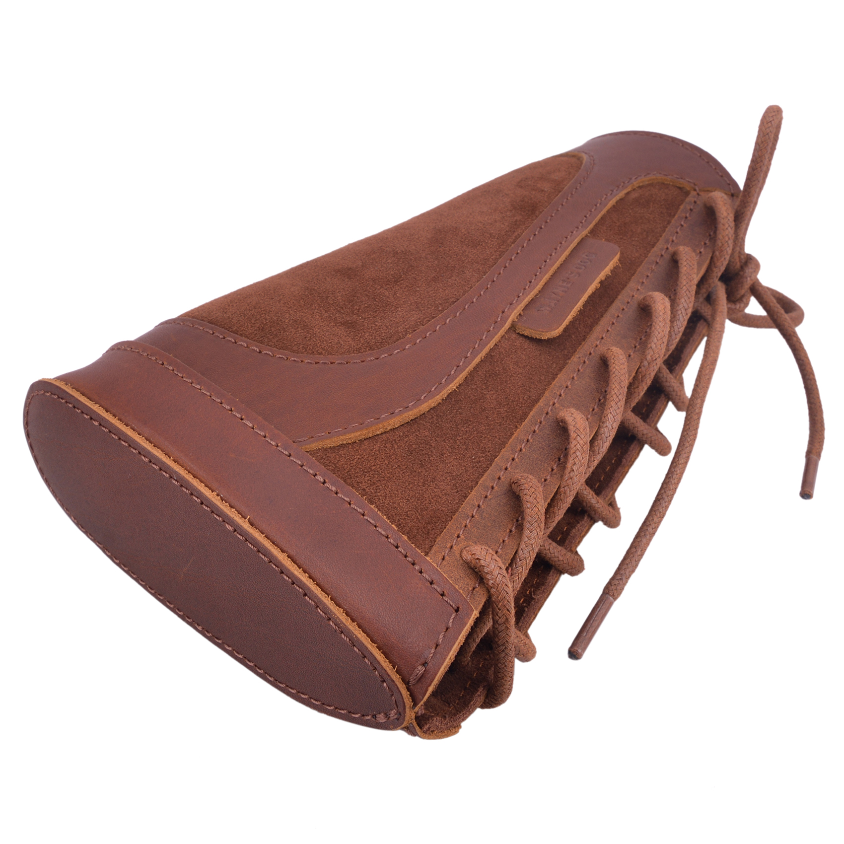 Ambidextrous Genuine Leather Recoil Pad Rifle Buttstock Hunting Cheek Rest Pad