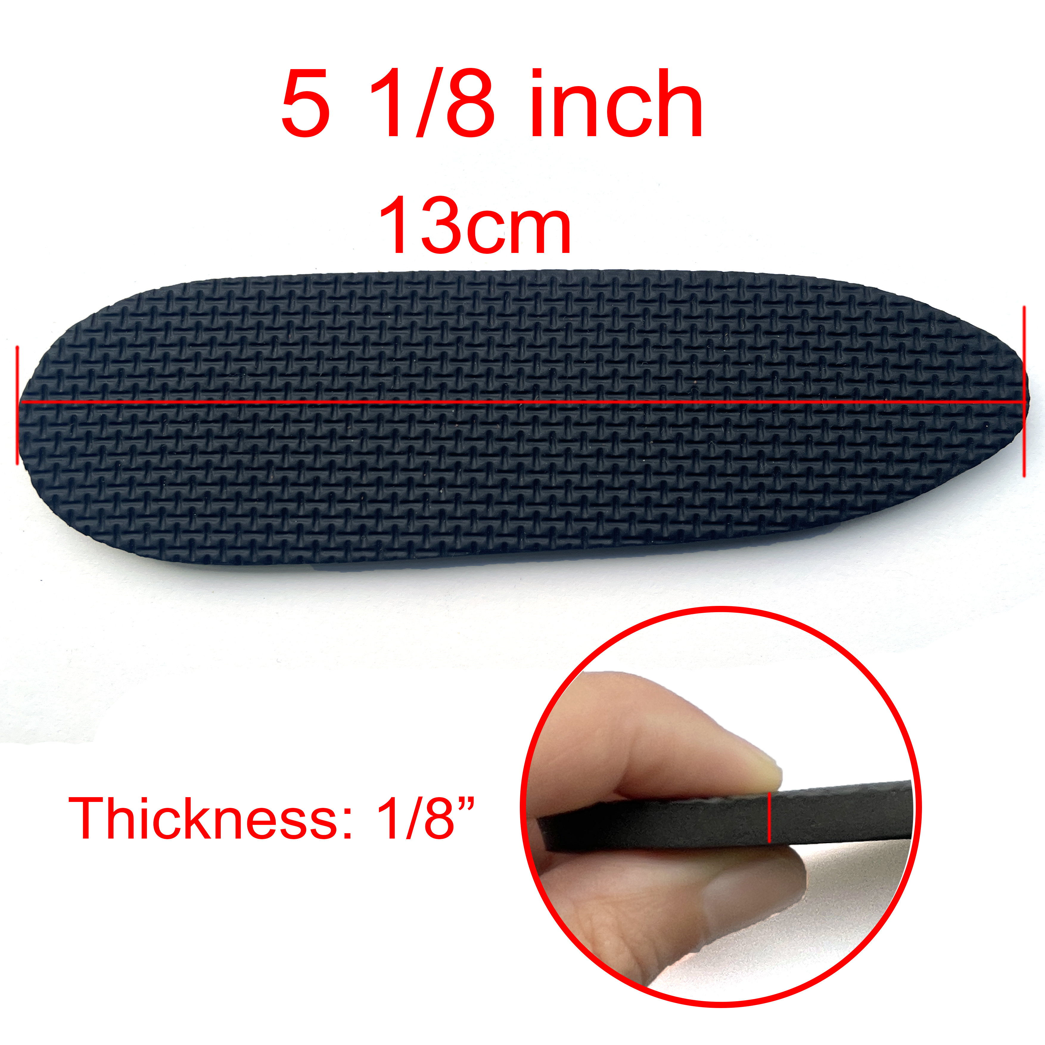 Neoprene Inner Cushions for Gun Sleeve Buttstock Recoil Pad Rifle Shotgun 4PCS