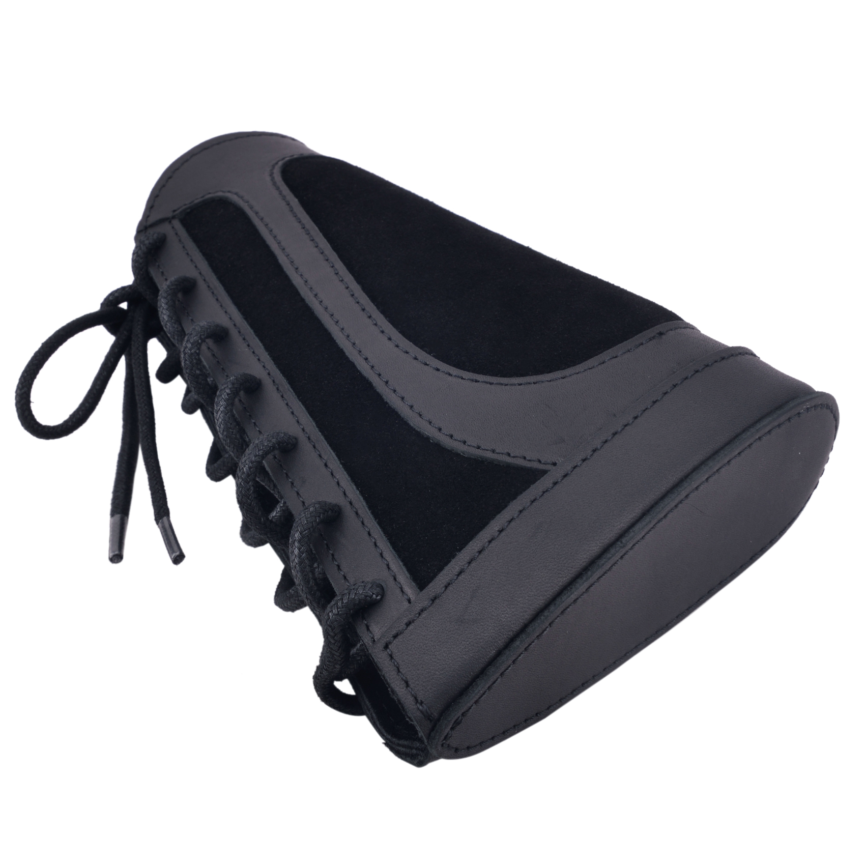 Ambidextrous Genuine Leather Recoil Pad Rifle Buttstock Hunting Cheek Rest Pad