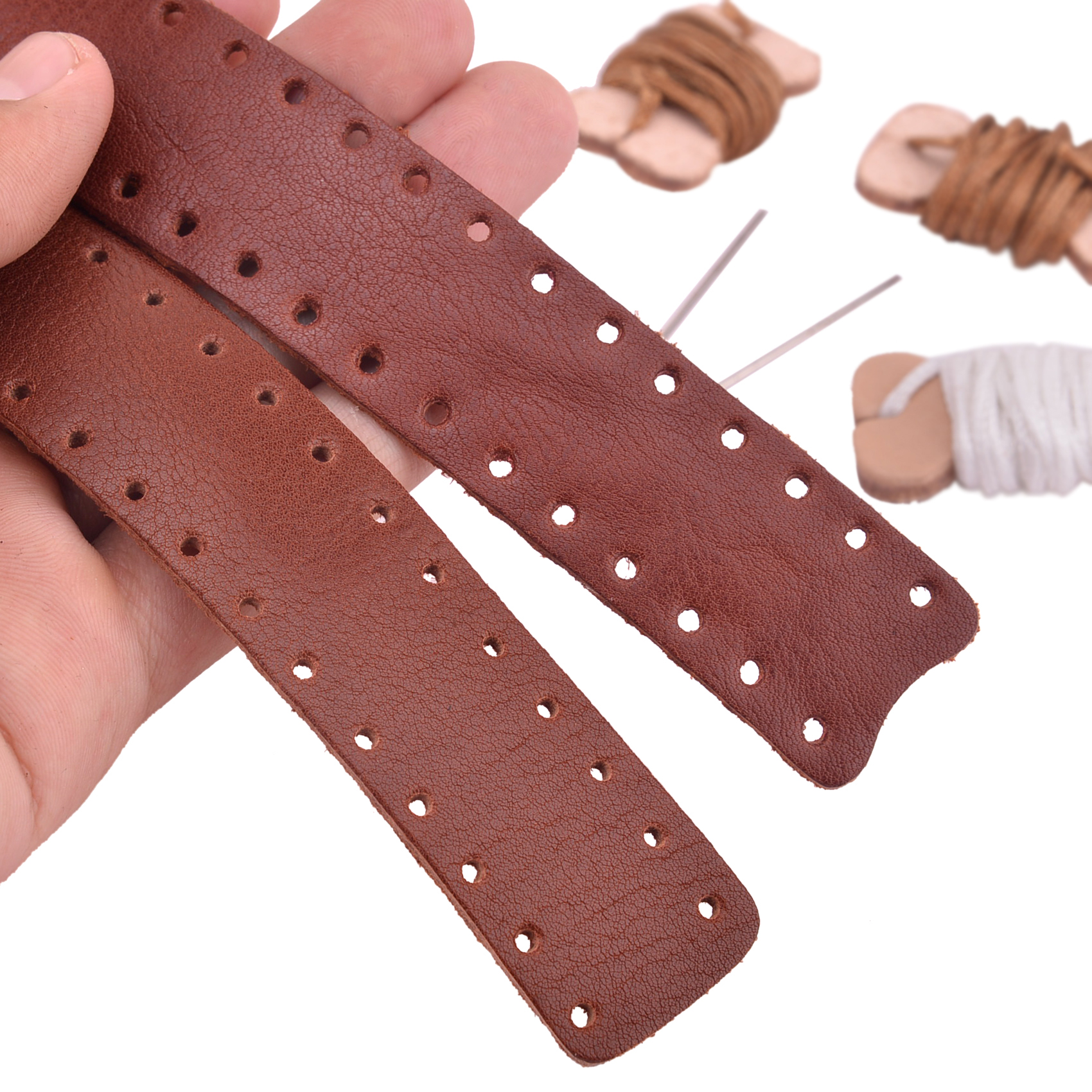 Leather Lever Wrap Kit Gun Protector Wrap For Lever Action Rifle Shotgun Hunting