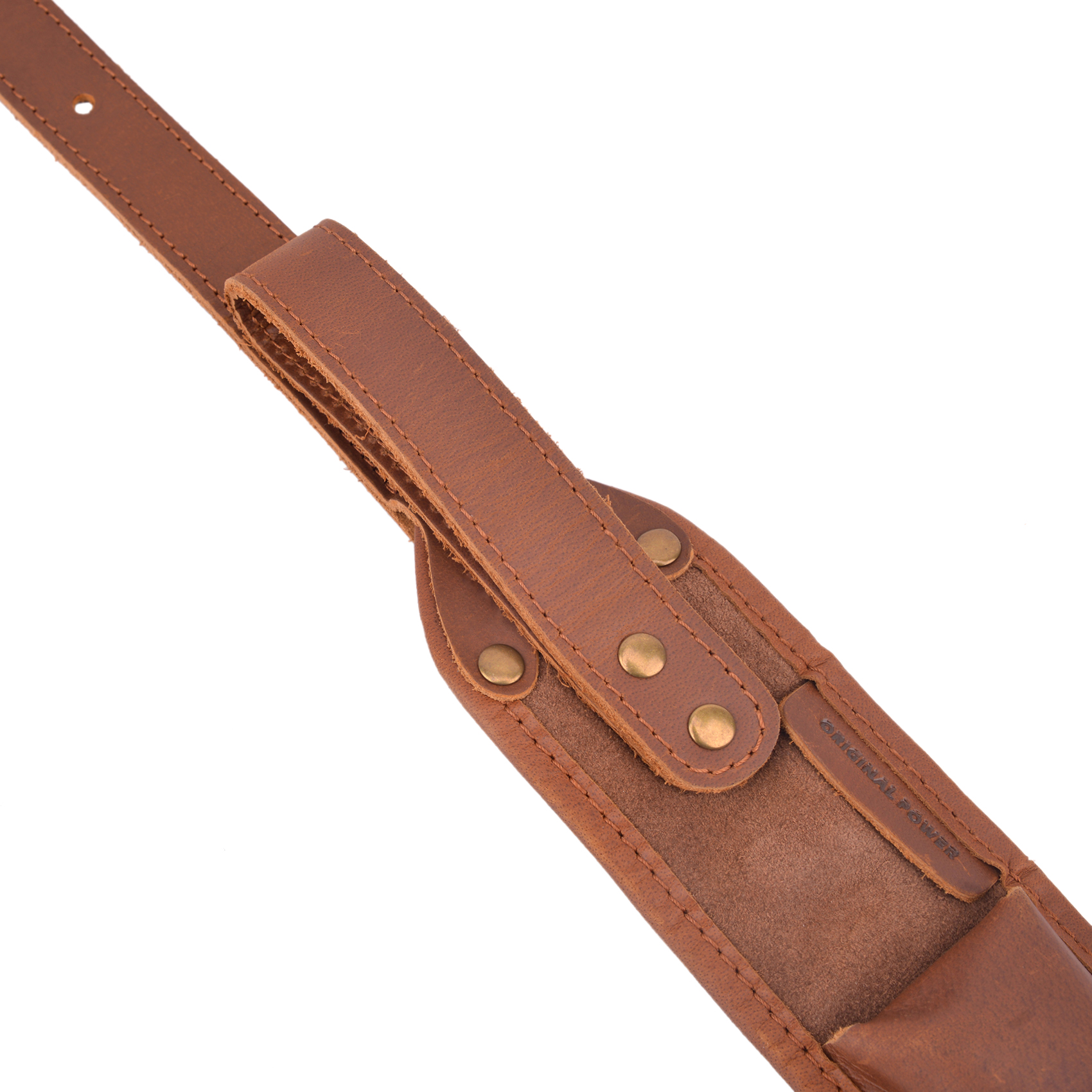 Classic Leather Rifle Sling Gun Carry Straps Cartridge Shell Holder With Swivels