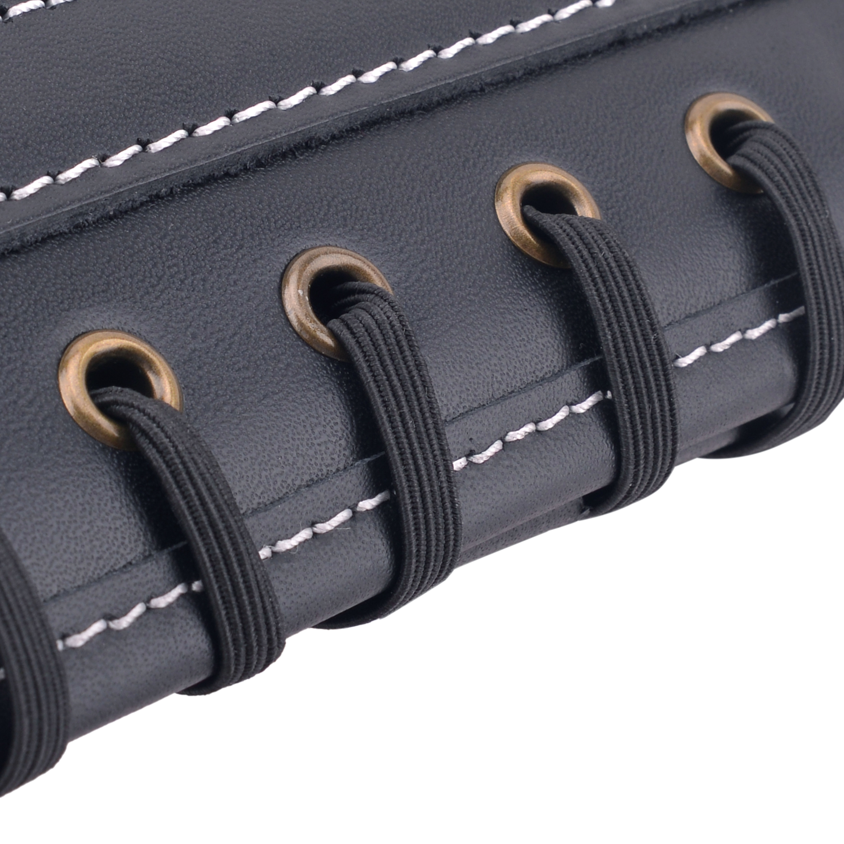 WAYNE'S DOG Leather Rifle Gun Buttstock Cover, Non-Slip Cheek Rest Pad 