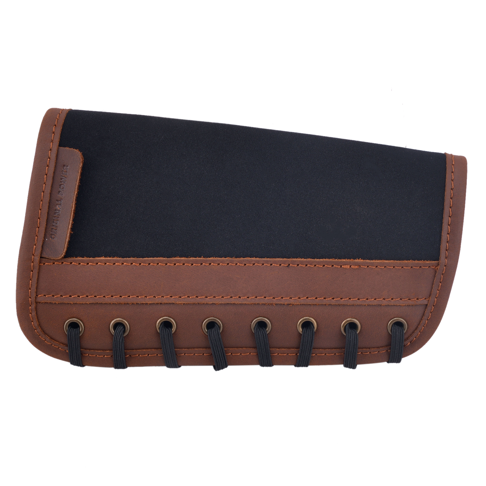 WAYNE'S DOG Leather Rifle Gun Buttstock Cover, Non-Slip Cheek Rest Pad 