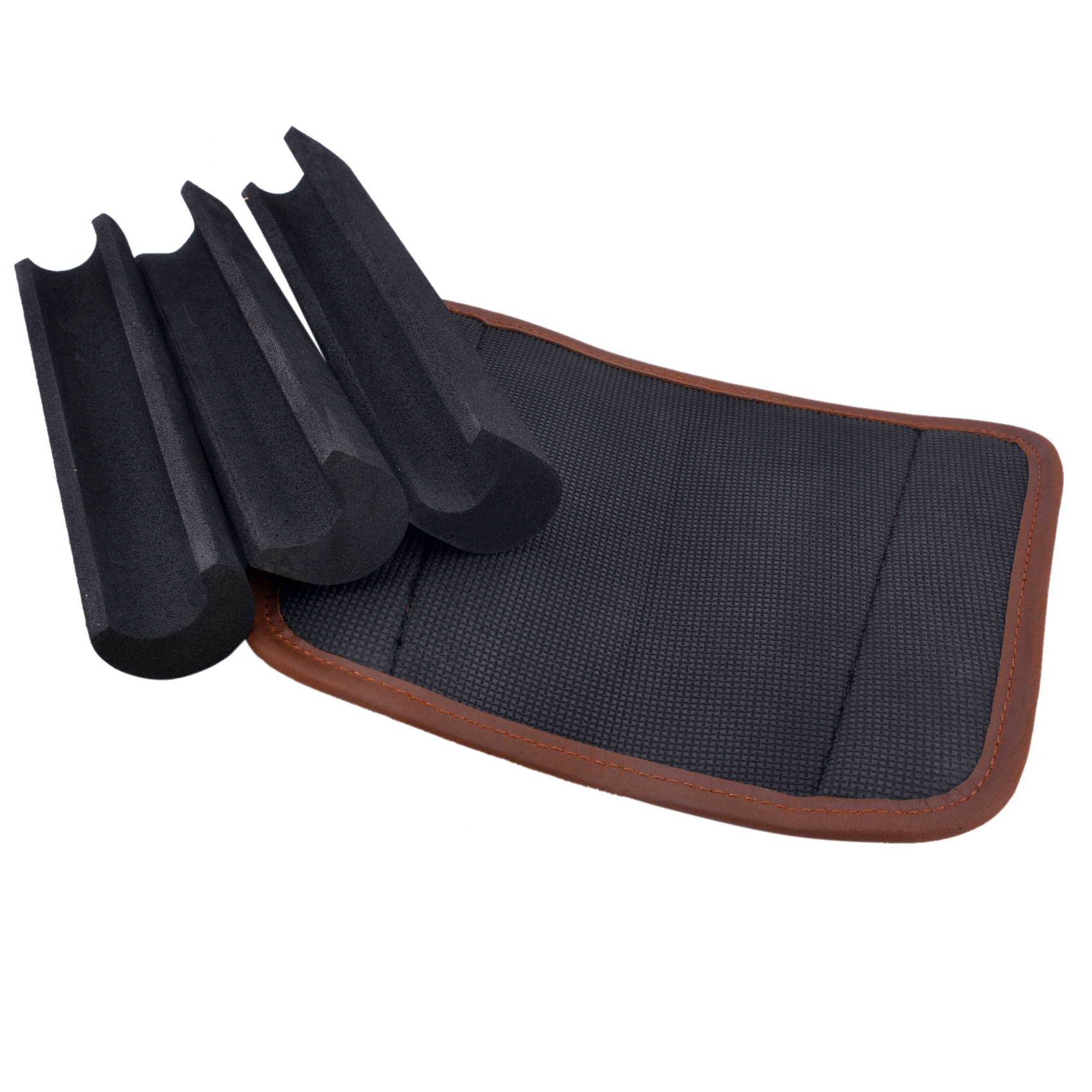 WAYNE'S DOG Leather Rifle Gun Buttstock Cover, Non-Slip Cheek Rest Pad 