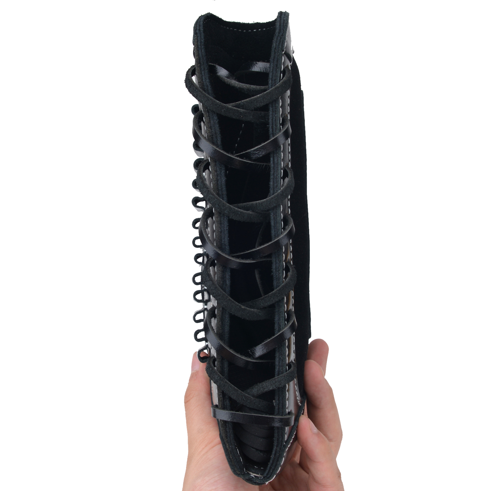 Leather Rifle Buttstock With Gun Sling Shell Holder For .22LR .22MAG .17 hmr