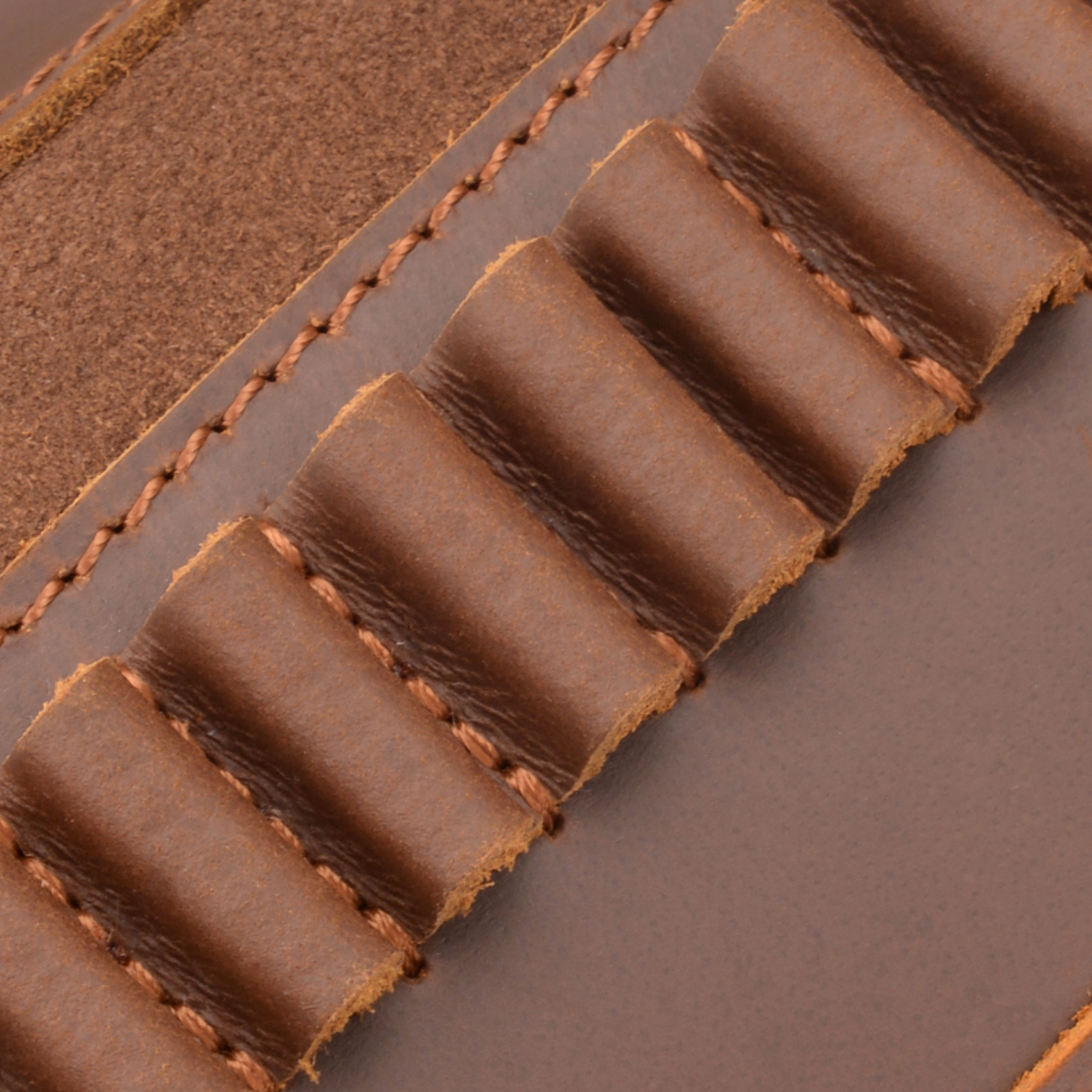 Leather Rifle Buttstock Shell Holder Recoil Pad For .308 .357 .22LR  12GA Butt Protectors