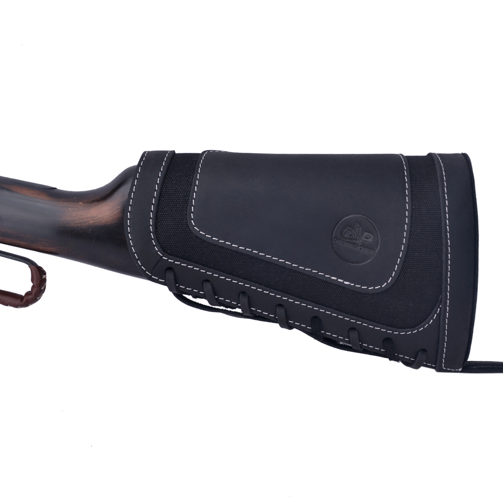 Leather Rifle Buttstock Shotgun Shell Holder Cover .357 .45-70.30-30 .308 .22MAG 12GA