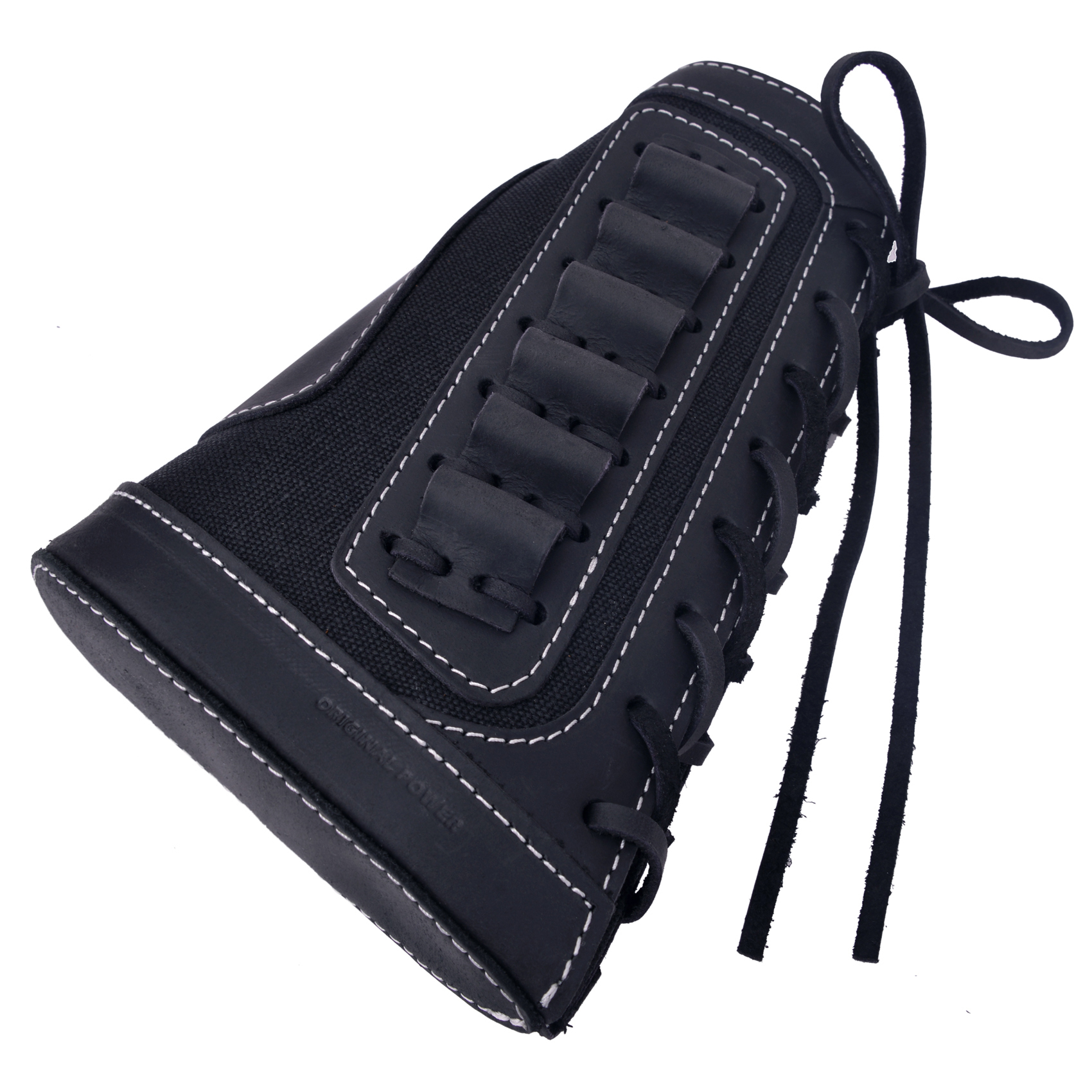 Leather Rifle Buttstock Shotgun Shell Holder Cover .357 .45-70.30-30 .308 .22MAG 12GA