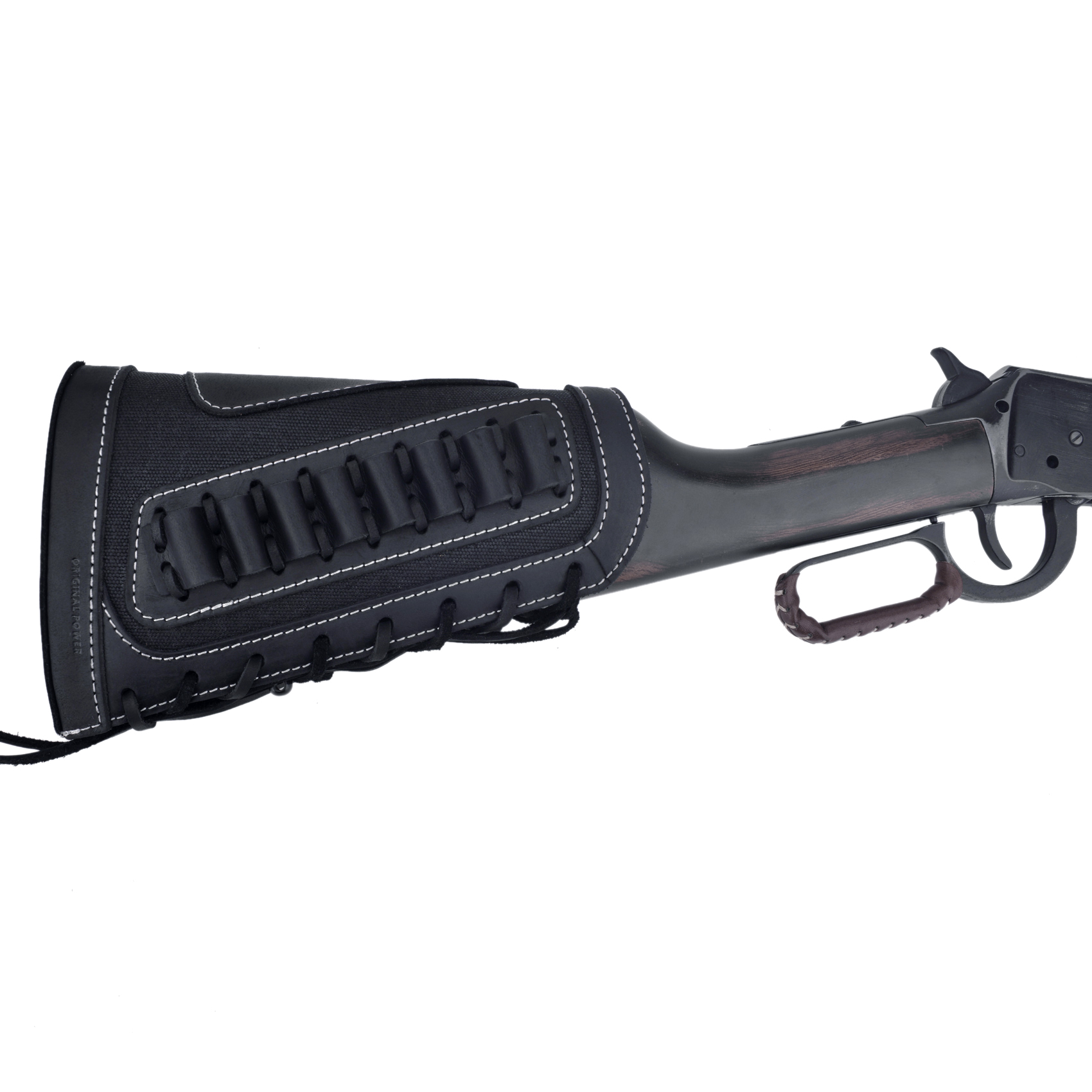 Set Of Retro Gun Buttstsock with Gun Shell Slot Sling.308 .22LR .30/30 12GA .357