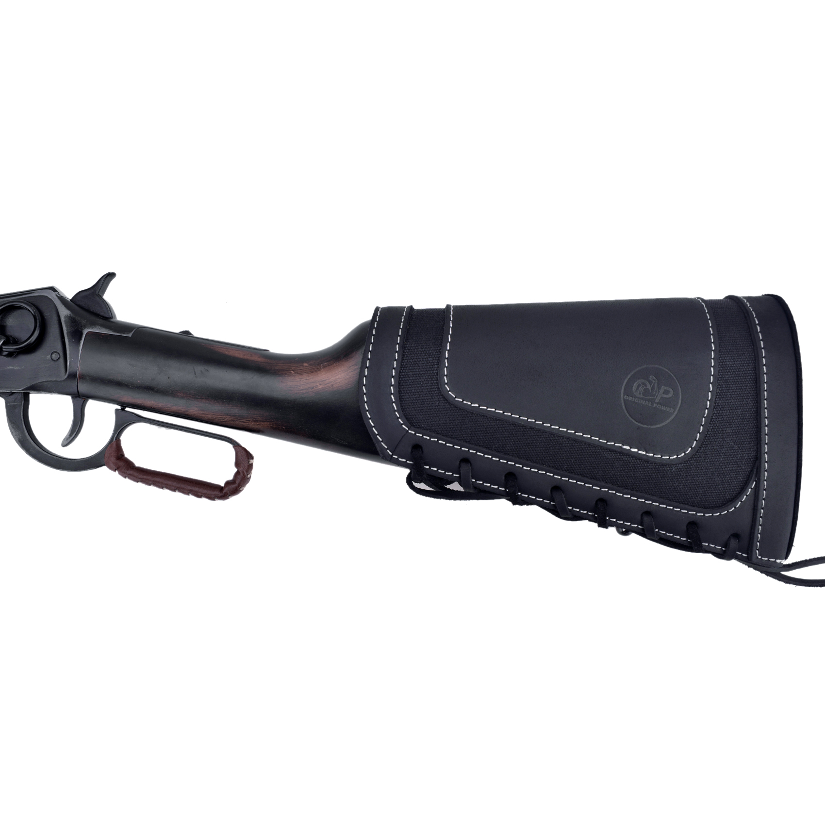 Set Of Retro Gun Buttstsock with Gun Shell Slot Sling.308 .22LR .30/30 12GA .357