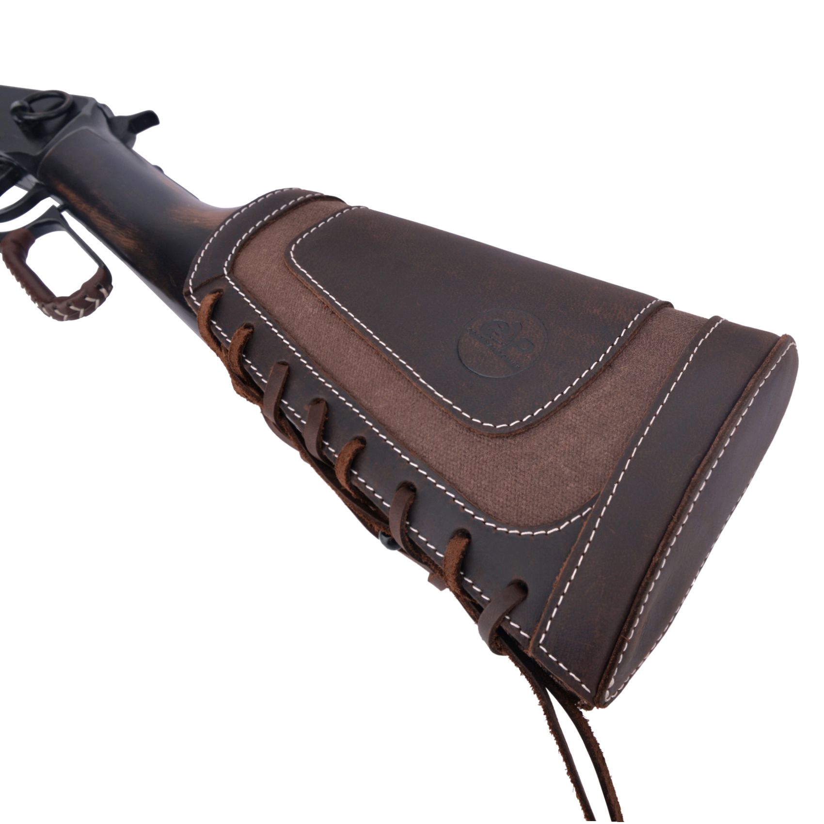 Leather Rifle Buttstock Shotgun Shell Holder Cover .357 .45-70.30-30 .308 .22MAG 12GA