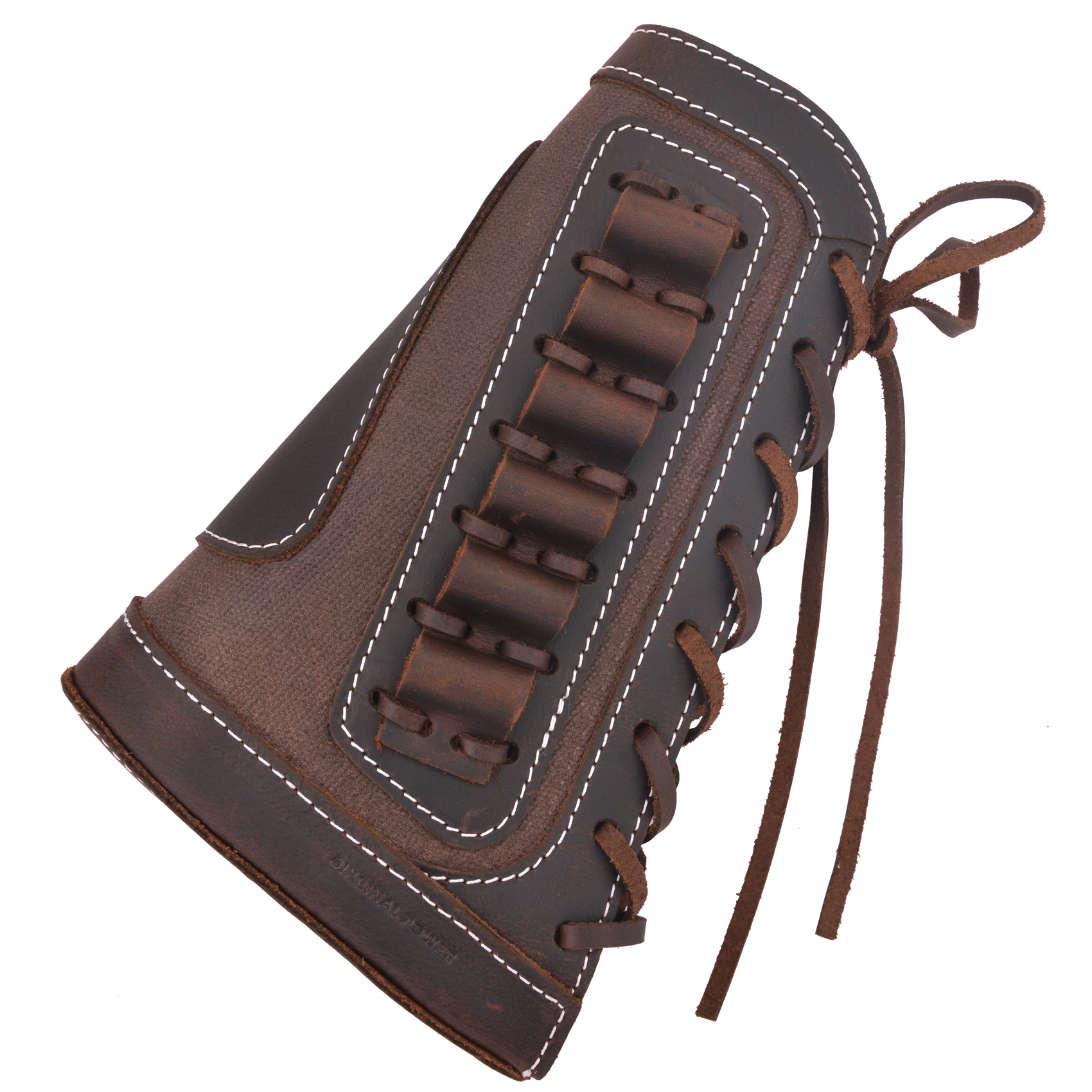 Leather Rifle Buttstock Shotgun Shell Holder Cover .357 .45-70.30-30 .308 .22MAG 12GA