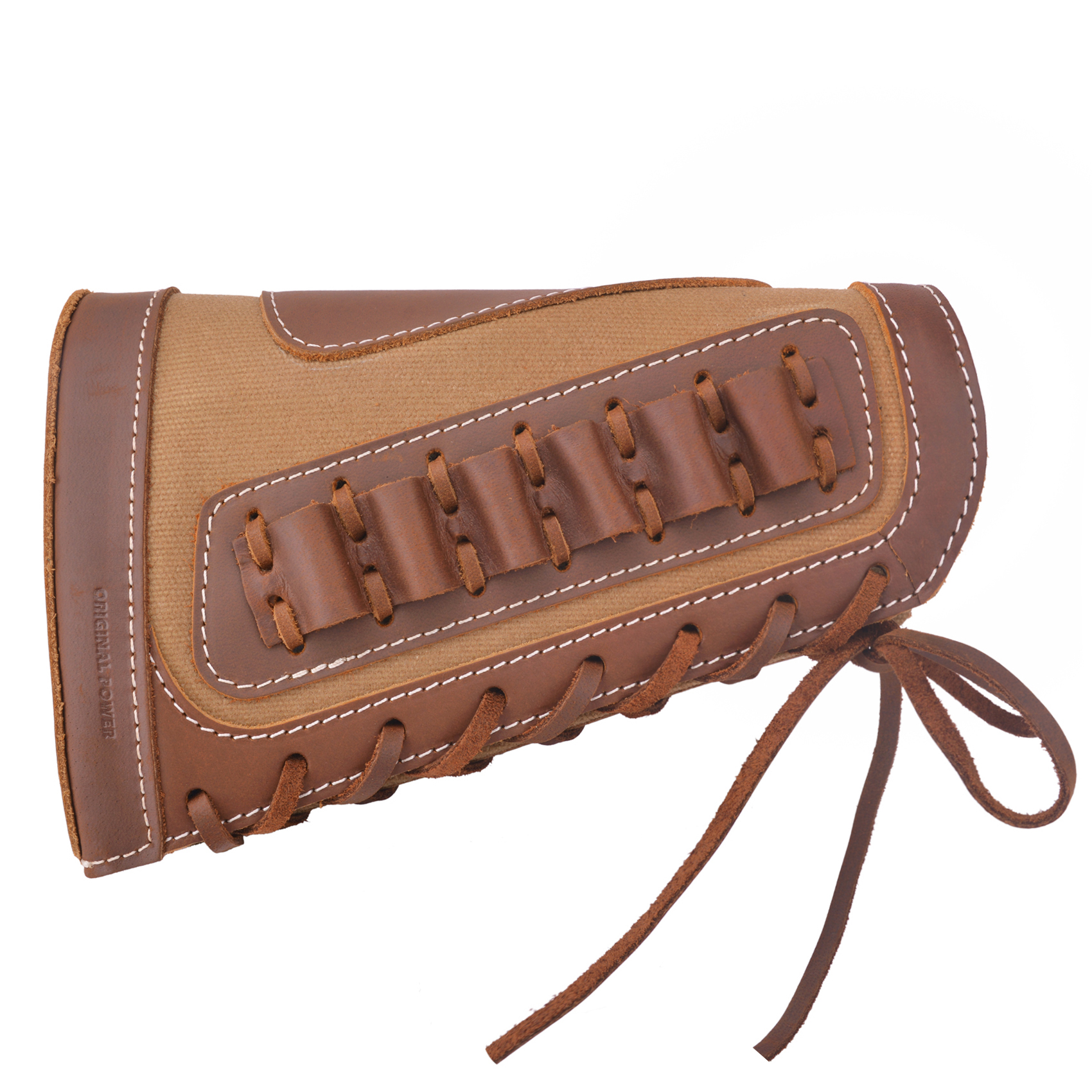 Leather Rifle Buttstock Shotgun Shell Holder Cover .357 .45-70.30-30 .308 .22MAG 12GA