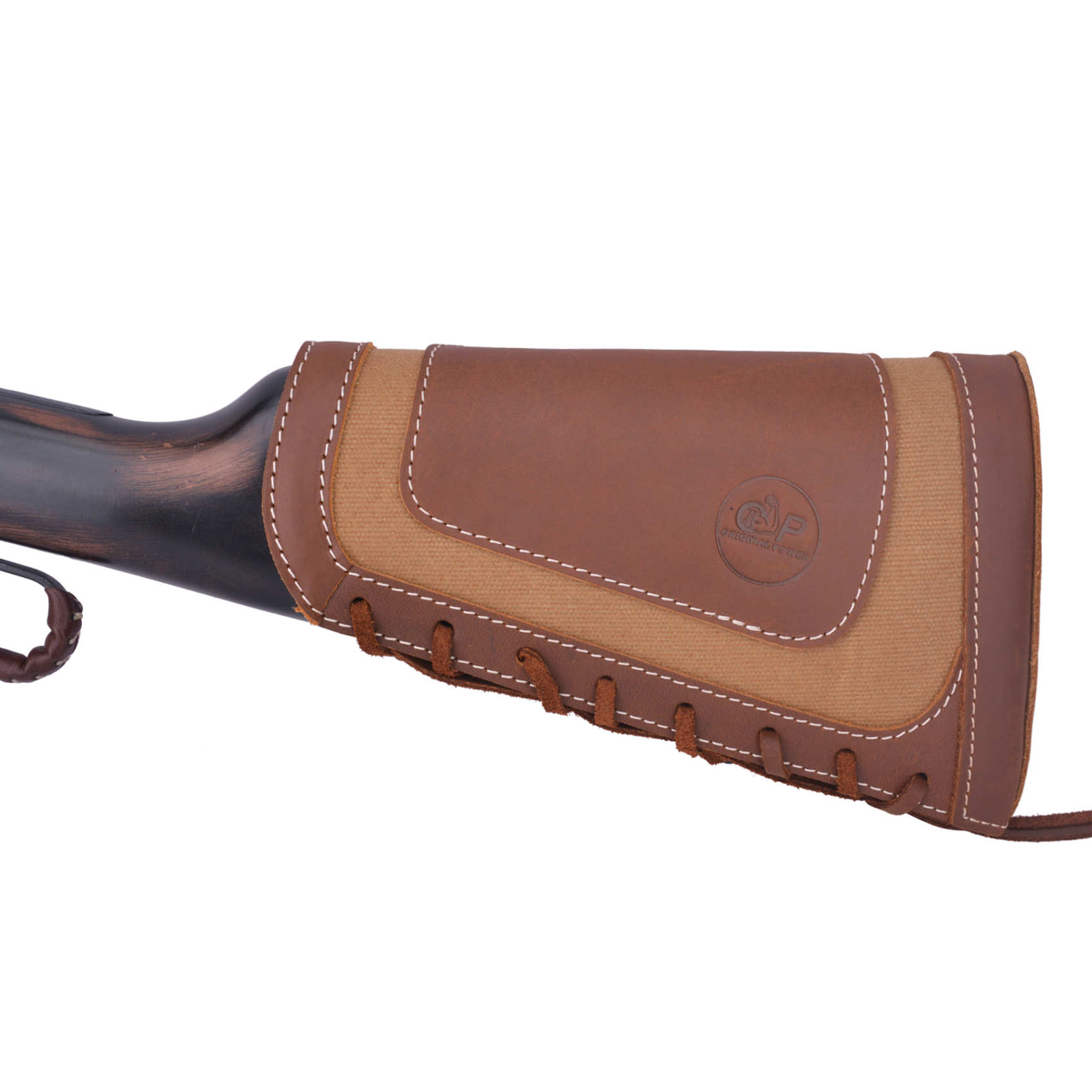 Leather Rifle Buttstock Shotgun Shell Holder Cover .357 .45-70.30-30 .308 .22MAG 12GA