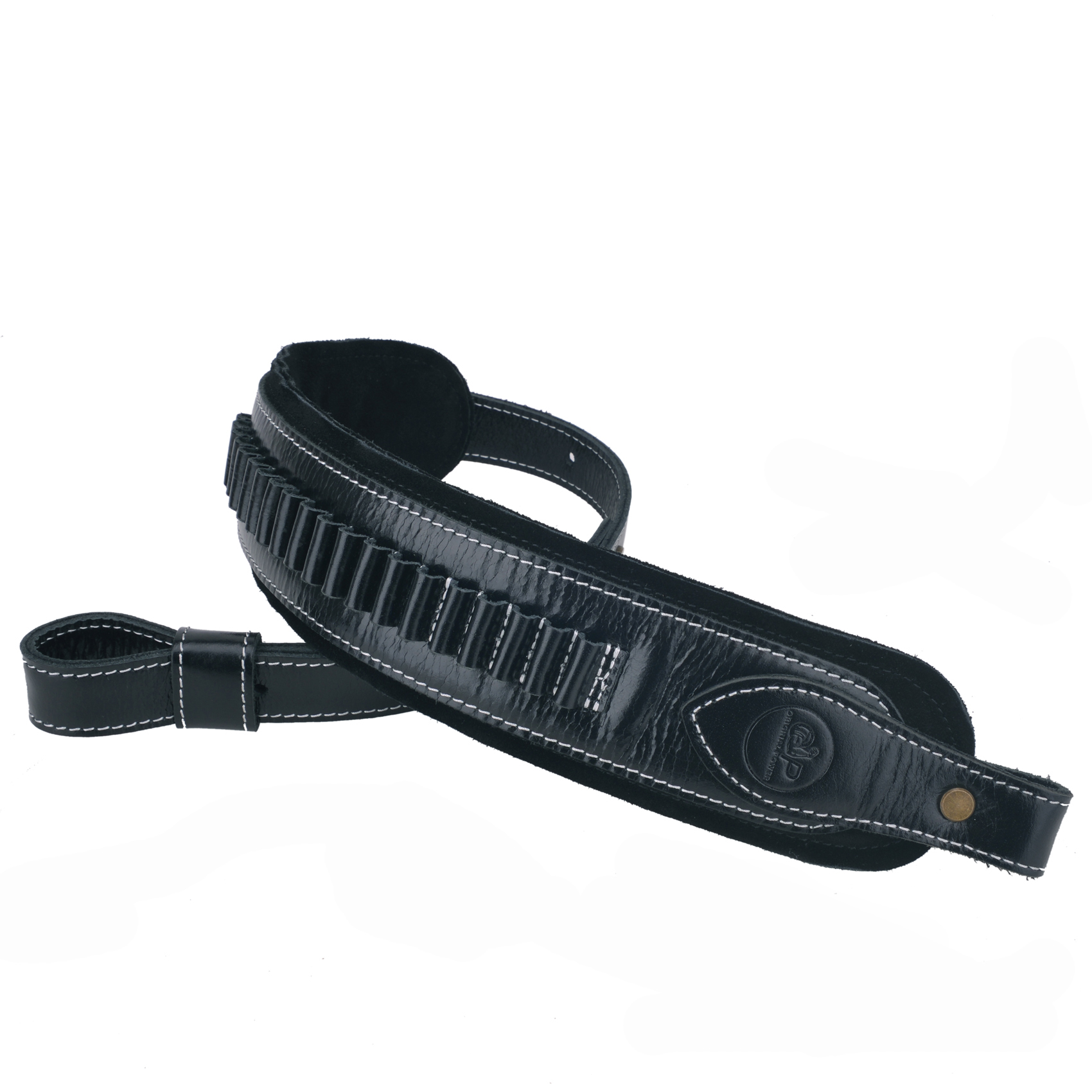 Leather Rifle Butt Stock Cheek Rest Pad Ammo Holder .22LR .17HMR .22Mag On Sale