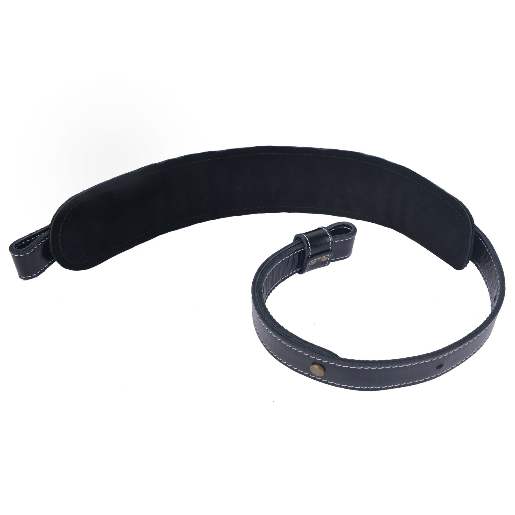 Buffalo Hide Leather Rifle Sling Shotgun Shoulder Strap 1Wide With Swivels .308 .30-30 .22LR 12GA