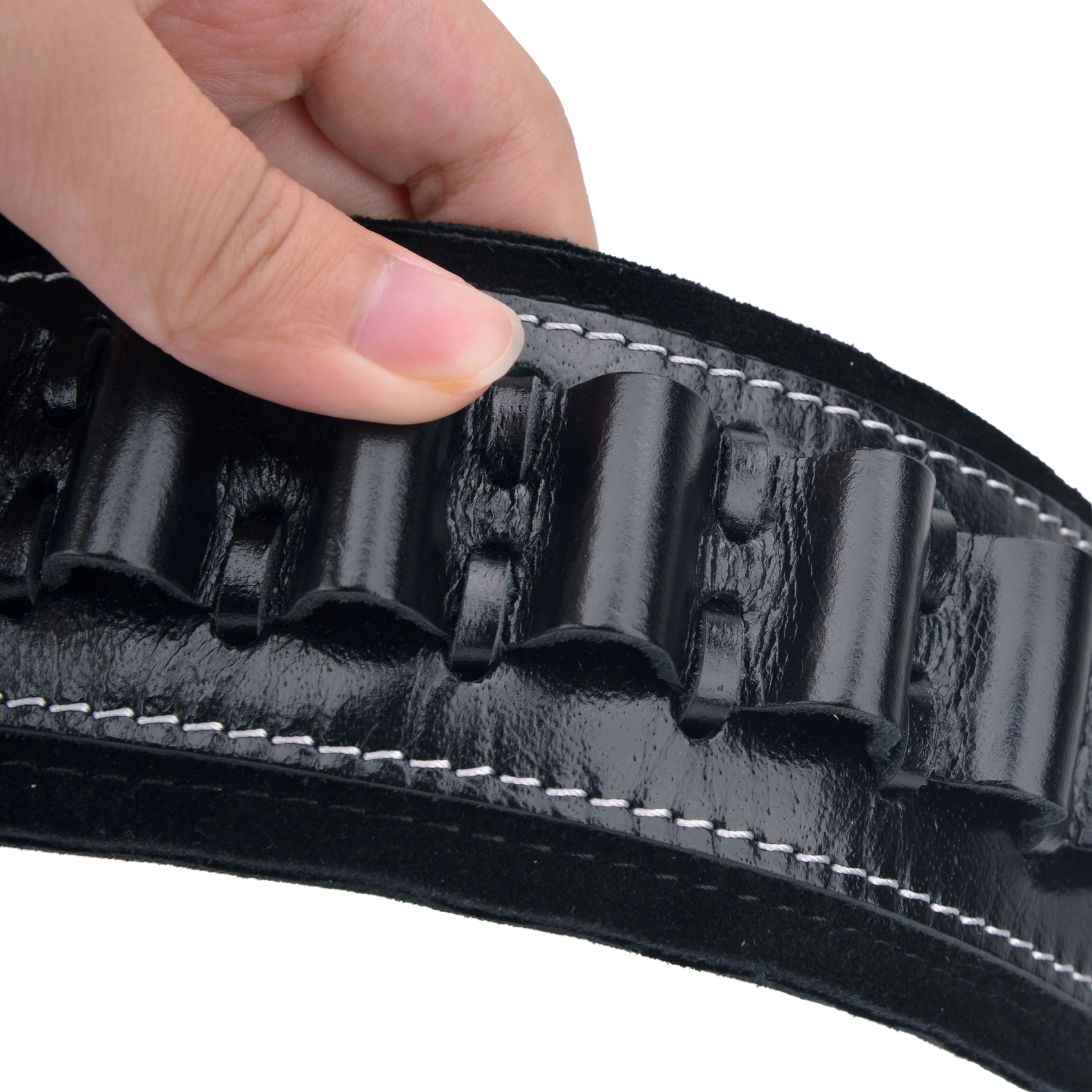 Buffalo Hide Leather Rifle Sling Shotgun Shoulder Strap 1Wide With Swivels .308 .30-30 .22LR 12GA