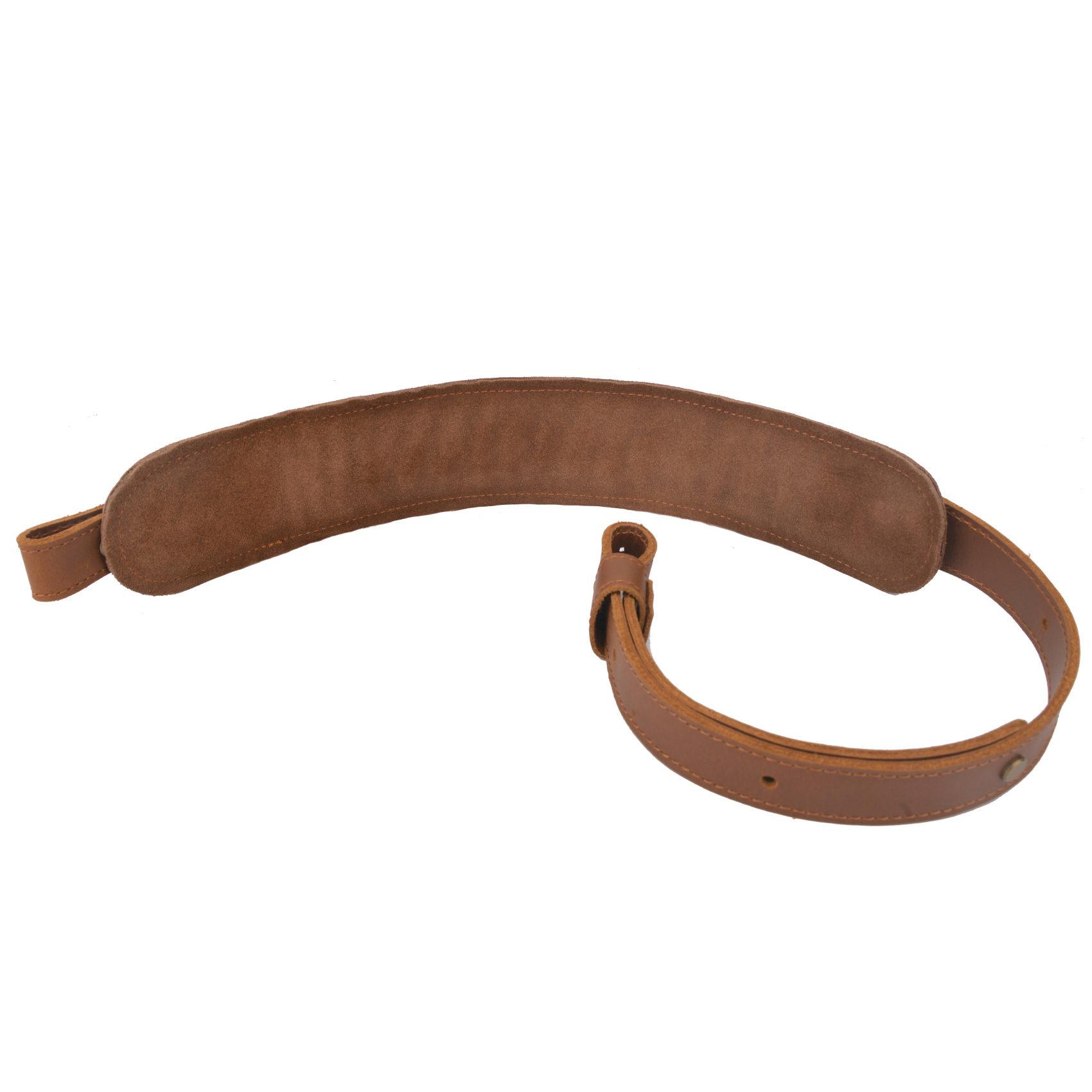 Buffalo Hide Leather Rifle Sling Shotgun Shoulder Strap 1Wide With Swivels .308 .30-30 .22LR 12GA