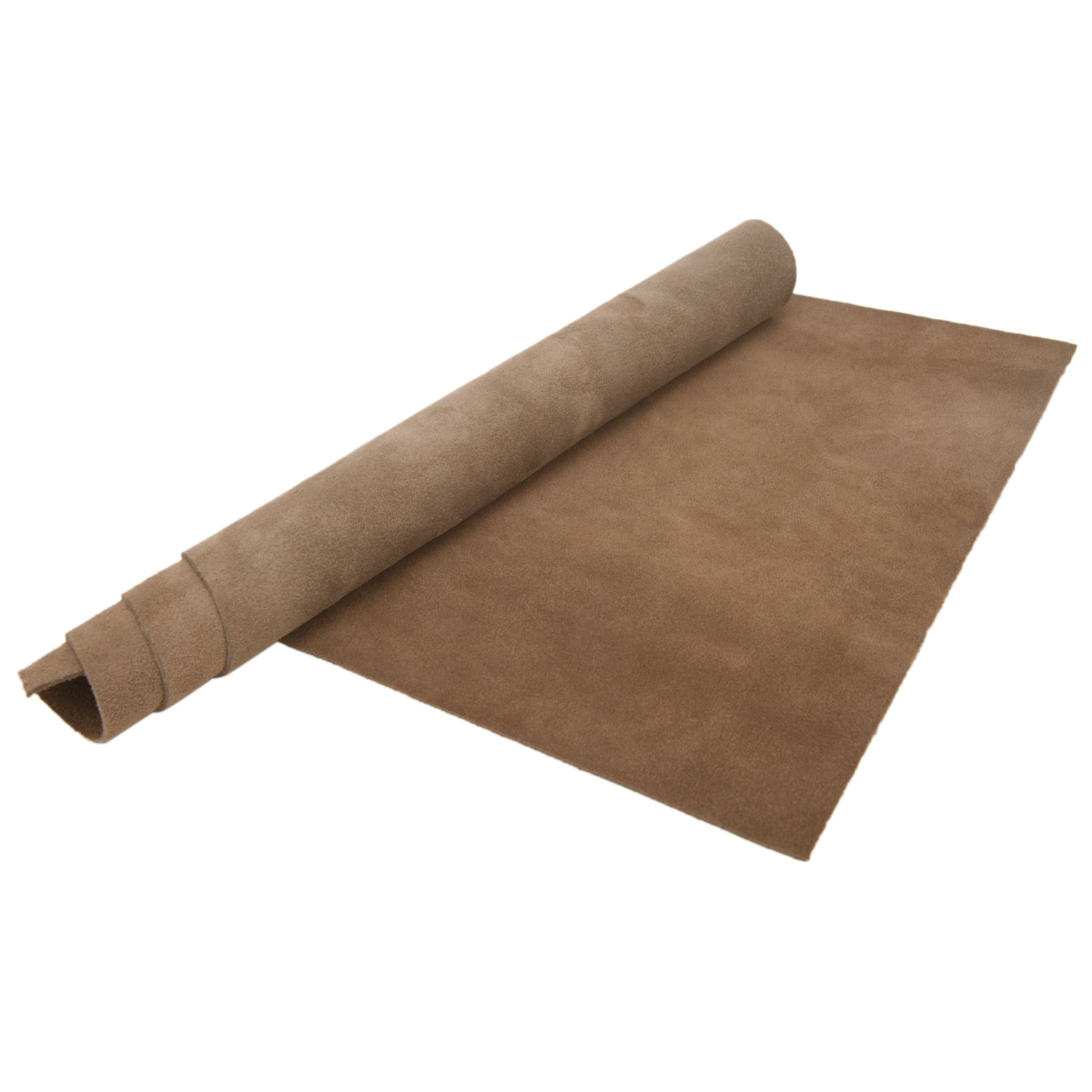 Leather Suede Sheet Skins Pieces 1.5-2mm Thick Soft Leather Square