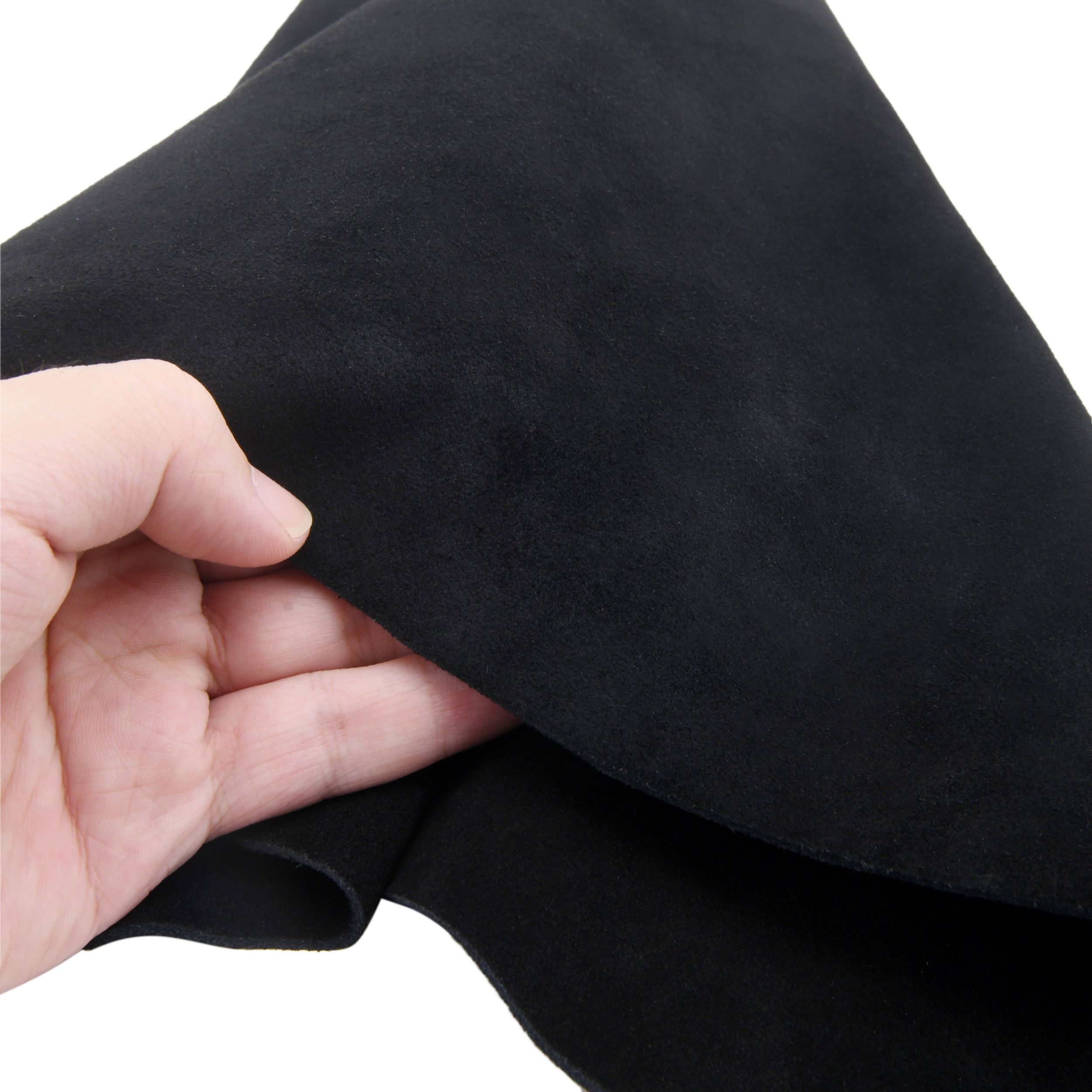 Leather Suede Sheet Skins Pieces 1.5-1.8mm Thick Soft Tooling Leather Square