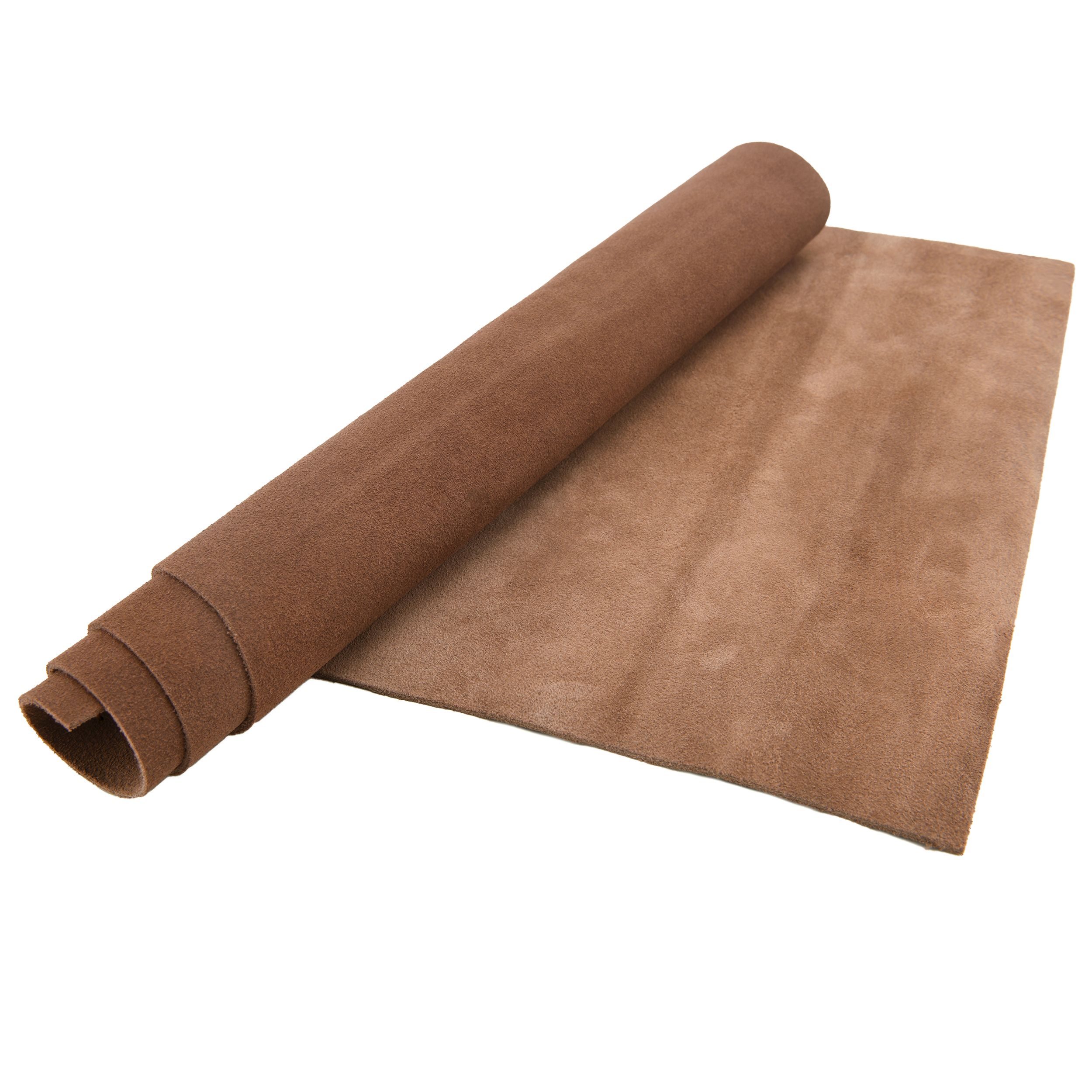 Leather Suede Sheet Skins Pieces 1.5-1.8mm Thick Soft Tooling Leather Square