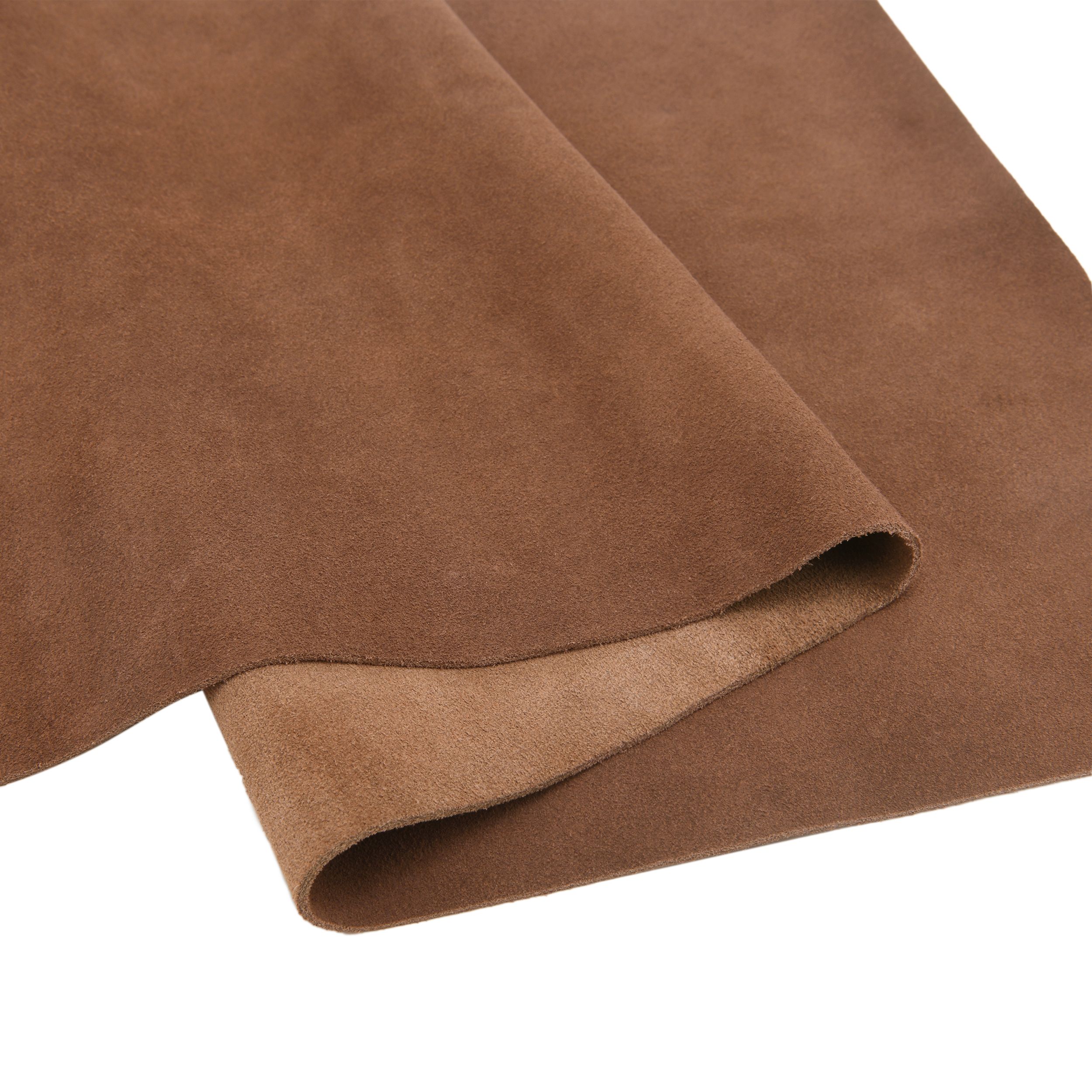 Leather Suede Sheet Skins Pieces 1.5-1.8mm Thick Soft Tooling Leather Square