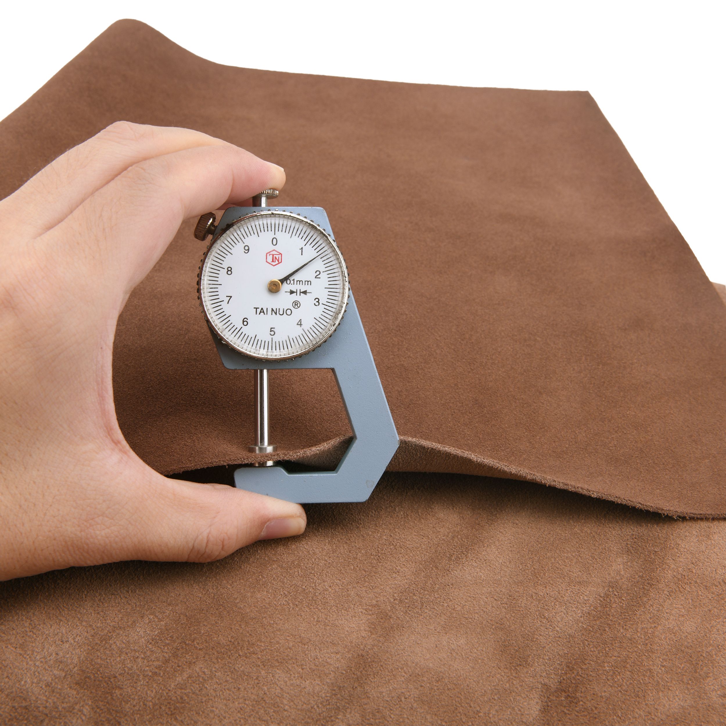 Leather Suede Sheet Skins Pieces 1.5-1.8mm Thick Soft Tooling Leather Square