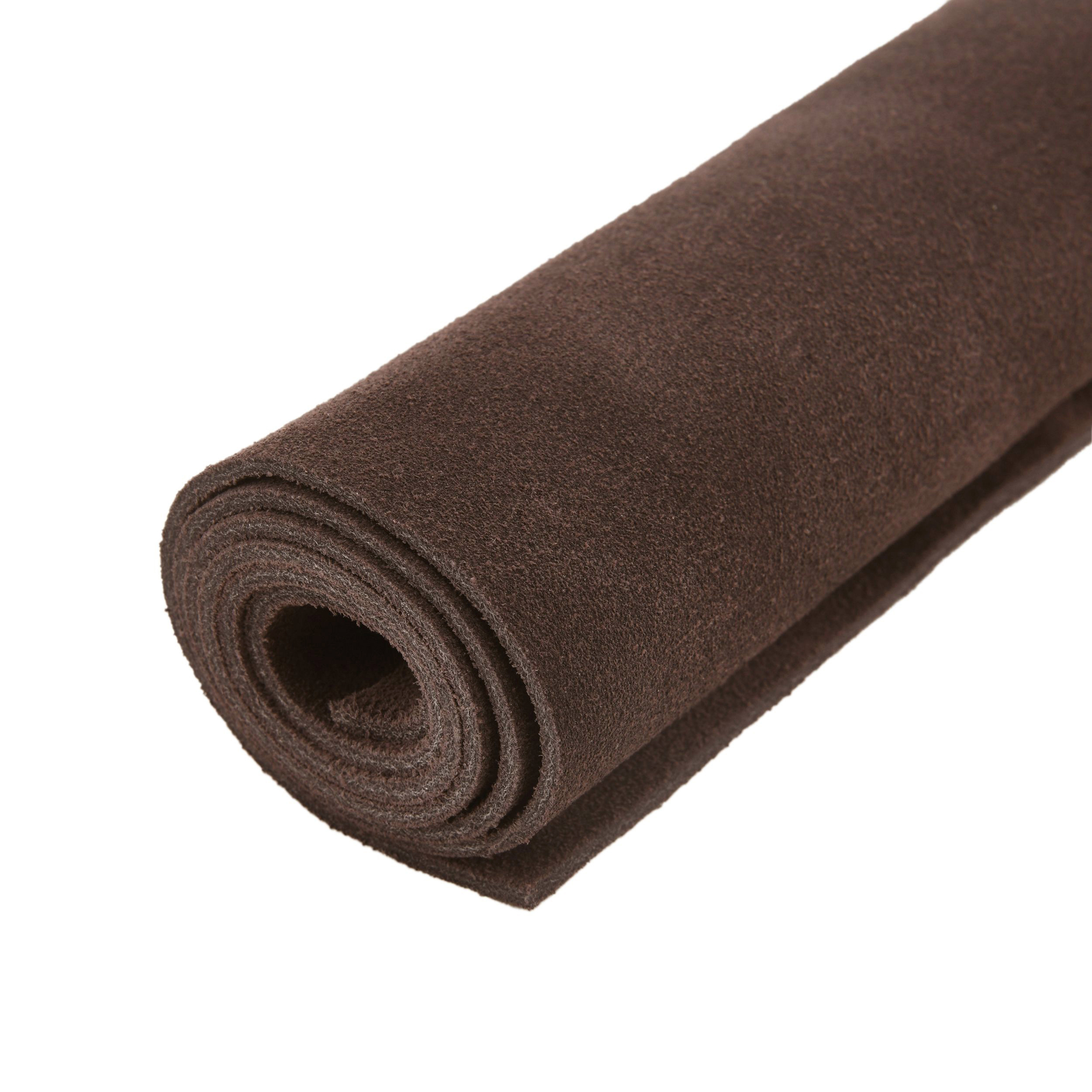 Leather Suede Sheet Skins Pieces 1.5-1.8mm Thick Soft Tooling Leather Square