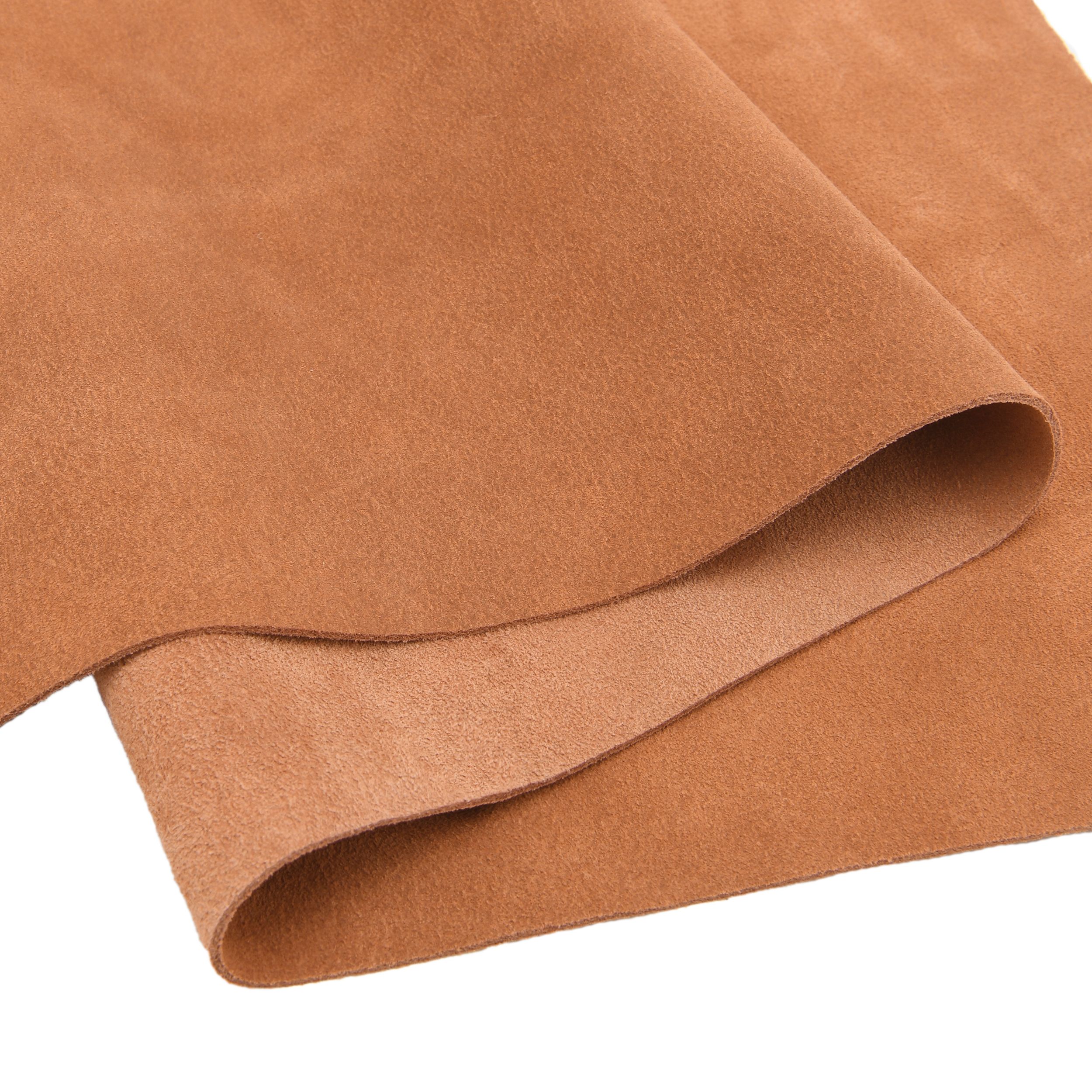 Leather Suede Sheet Skins Pieces 1.5-1.8mm Thick Soft Tooling Leather Square