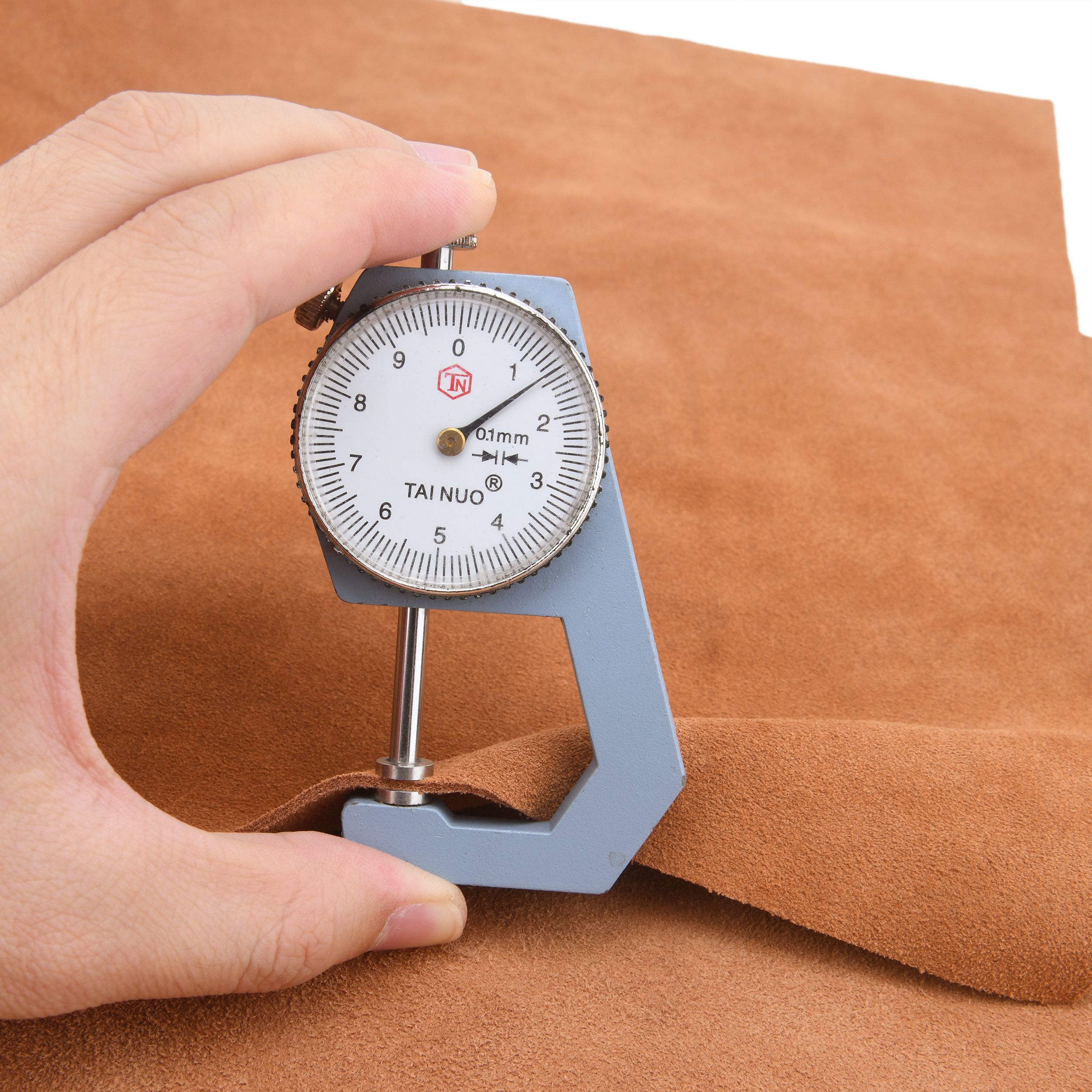 Leather Suede Sheet Skins Pieces 1.5-1.8mm Thick Soft Tooling Leather Square