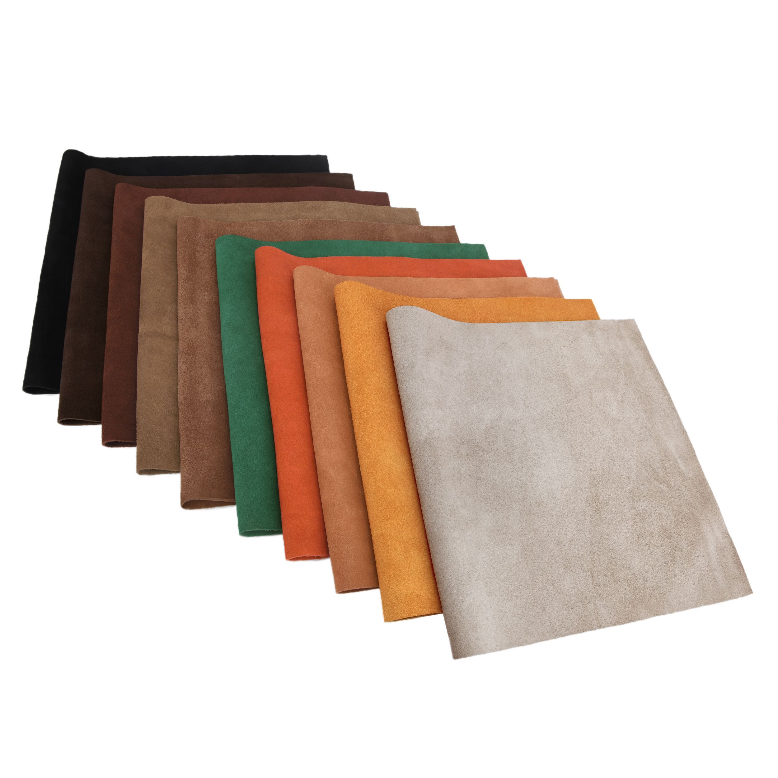 Leather Suede Sheet Skins Pieces 1.5-2mm Thick Soft Leather Square