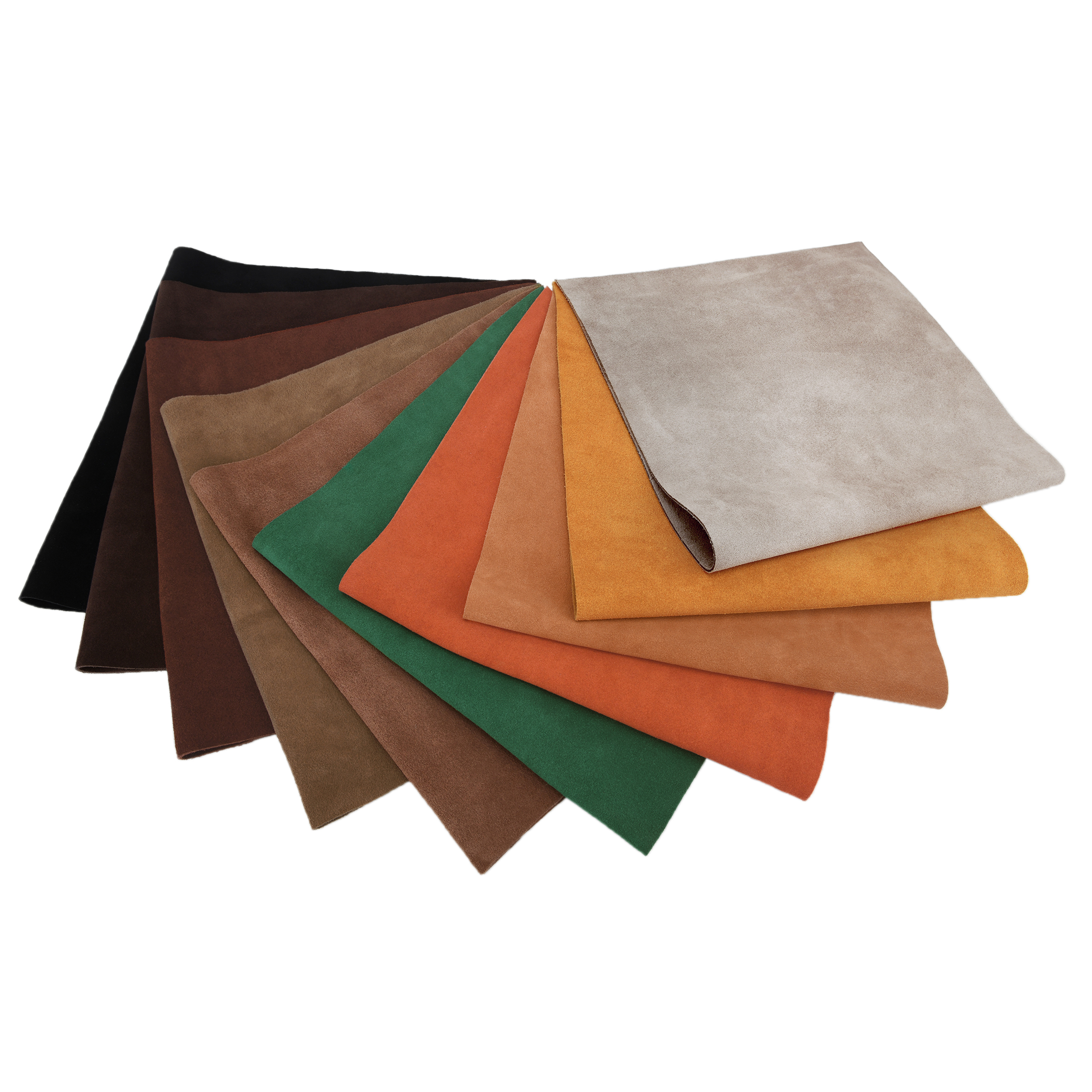 Leather Suede Sheet Skins Pieces 1.5-2mm Thick Soft Leather Square