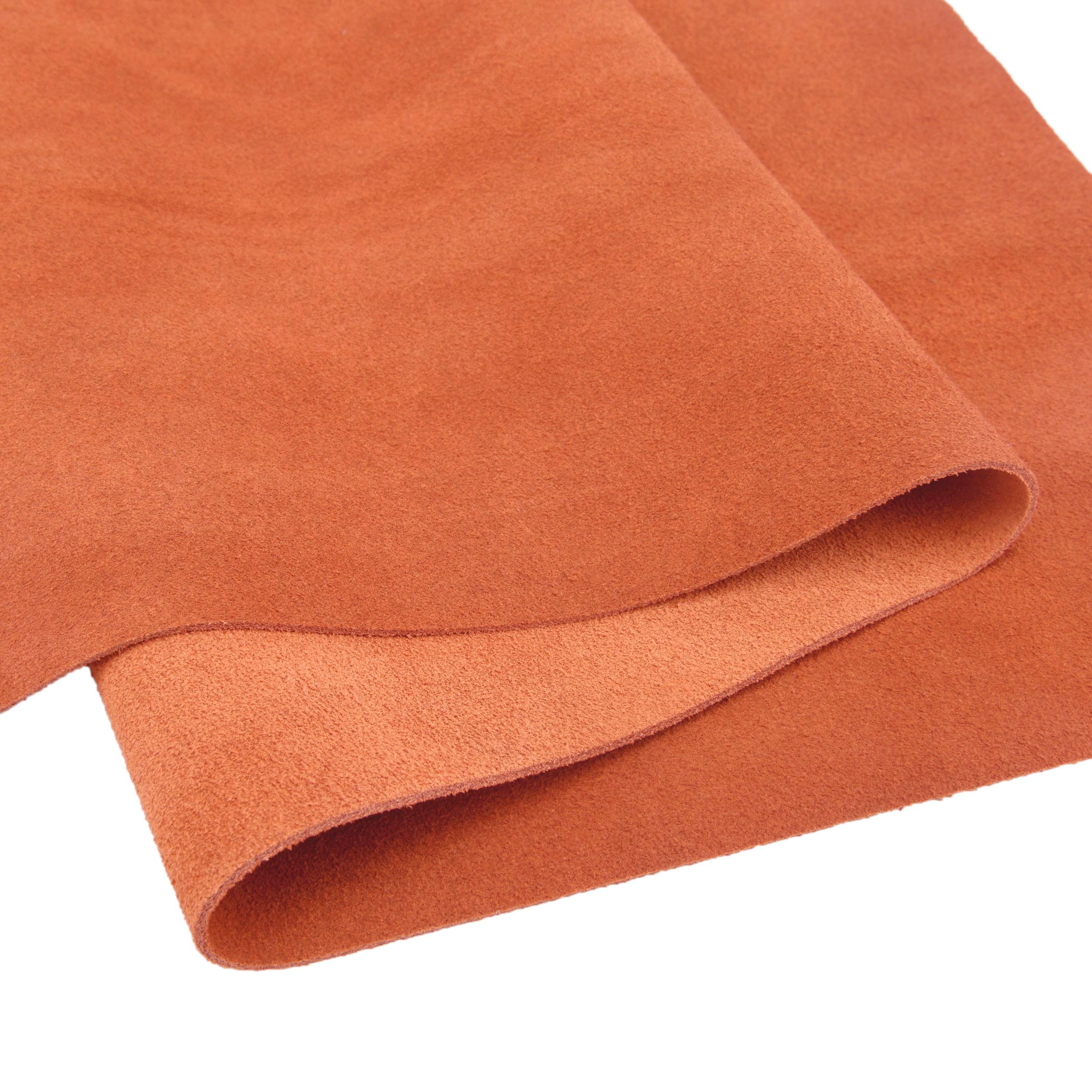 Leather Suede Sheet Skins Pieces 1.5-2mm Thick Soft Leather Square