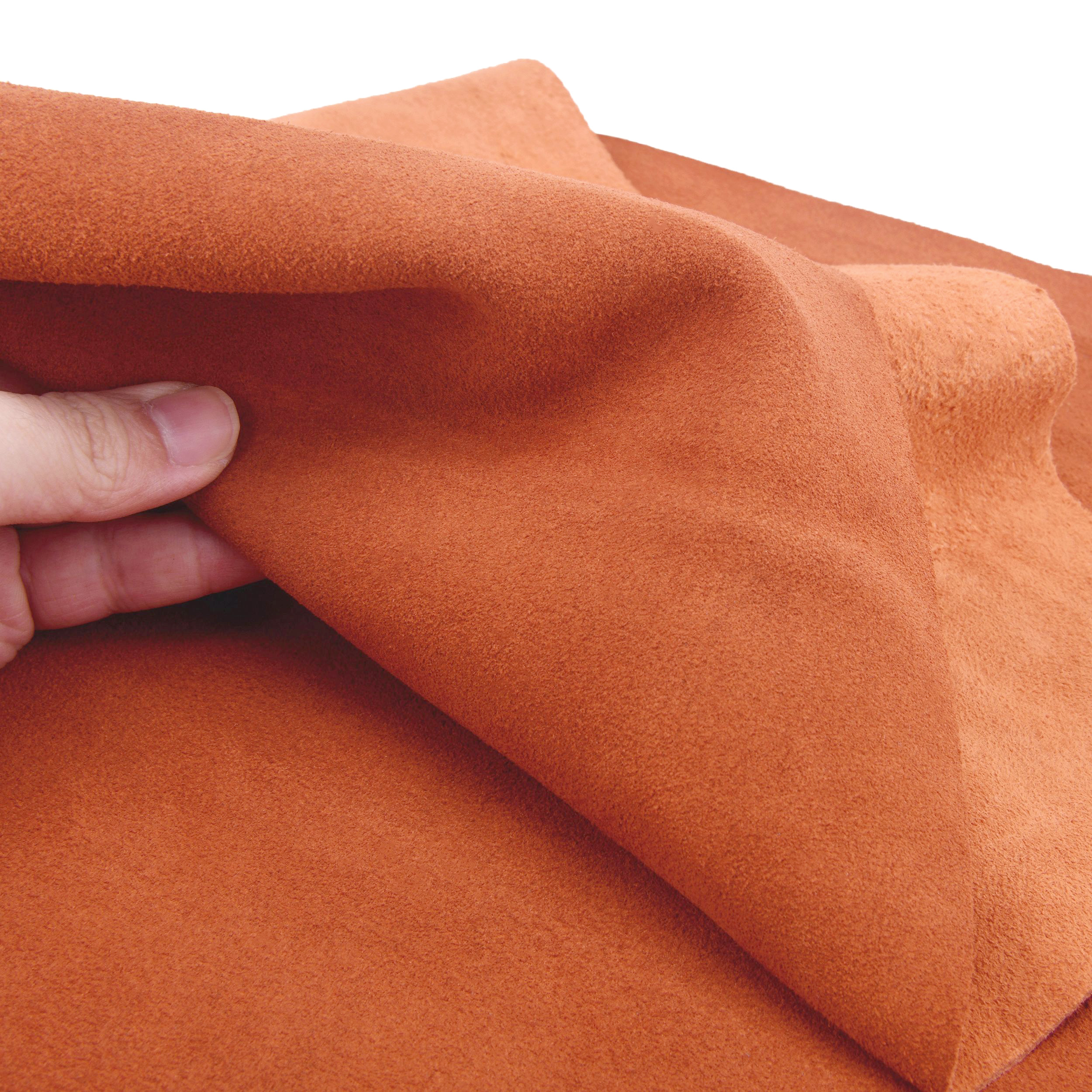 Leather Suede Sheet Skins Pieces 1.5-2mm Thick Soft Leather Square