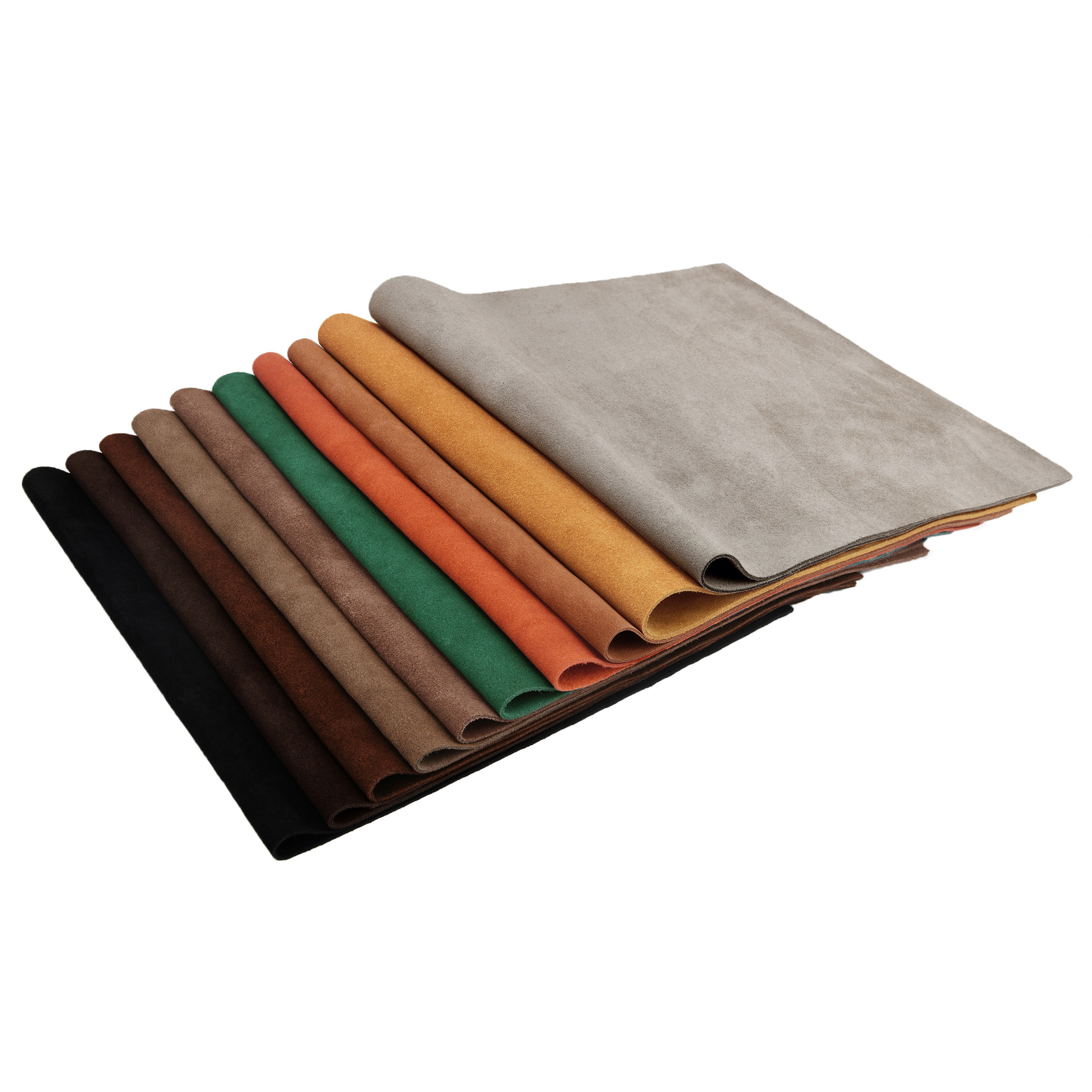 Leather Suede Sheet Skins Pieces 1.5-2mm Thick Soft Leather Square
