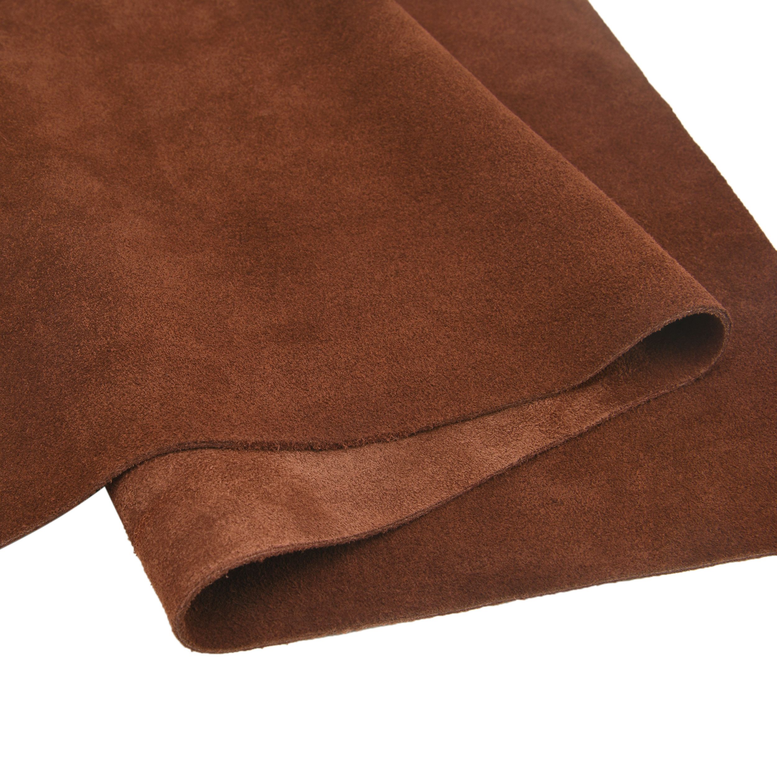 Leather Suede Sheet Skins Pieces 1.5-2mm Thick Soft Leather Square