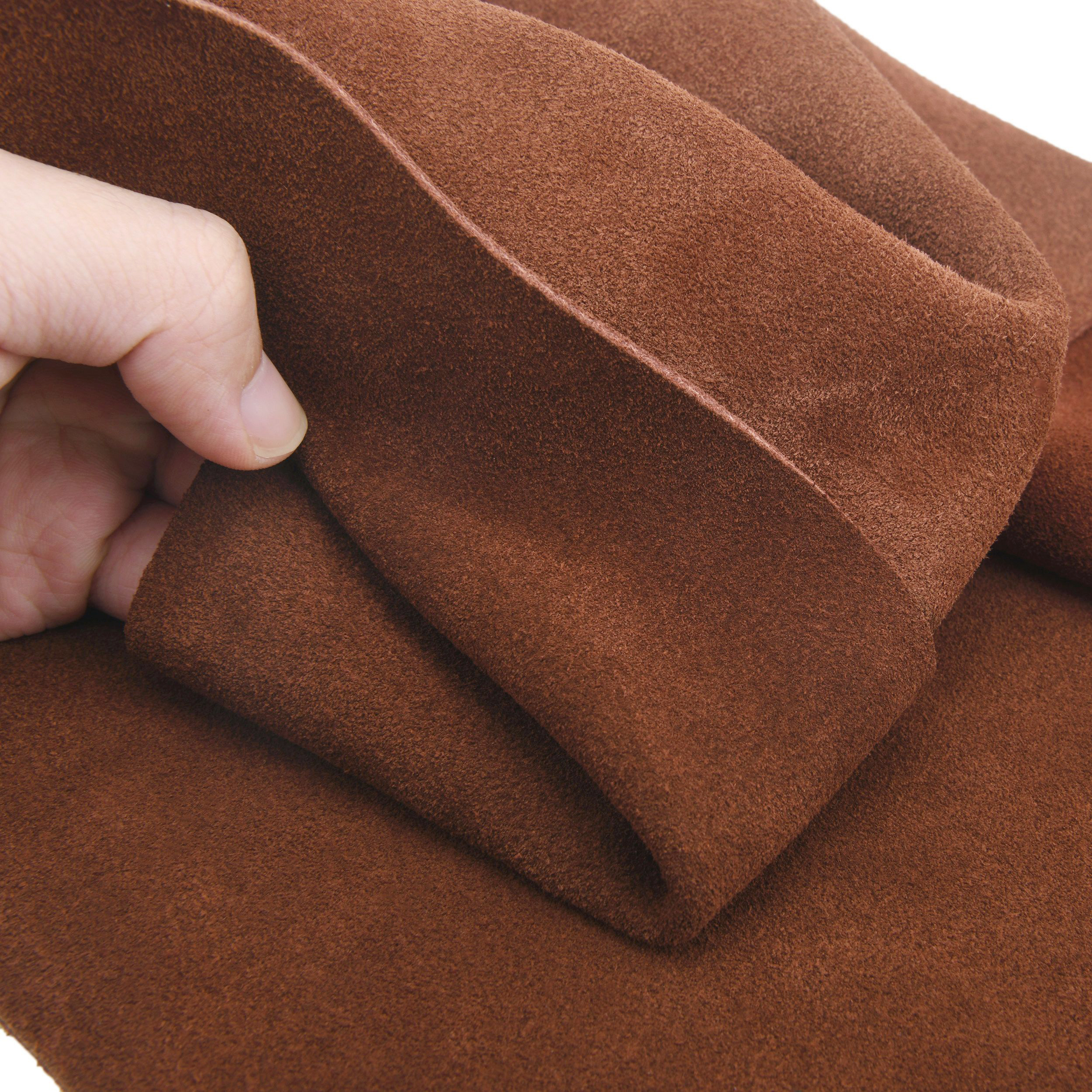 Leather Suede Sheet Skins Pieces 1.5-2mm Thick Soft Leather Square