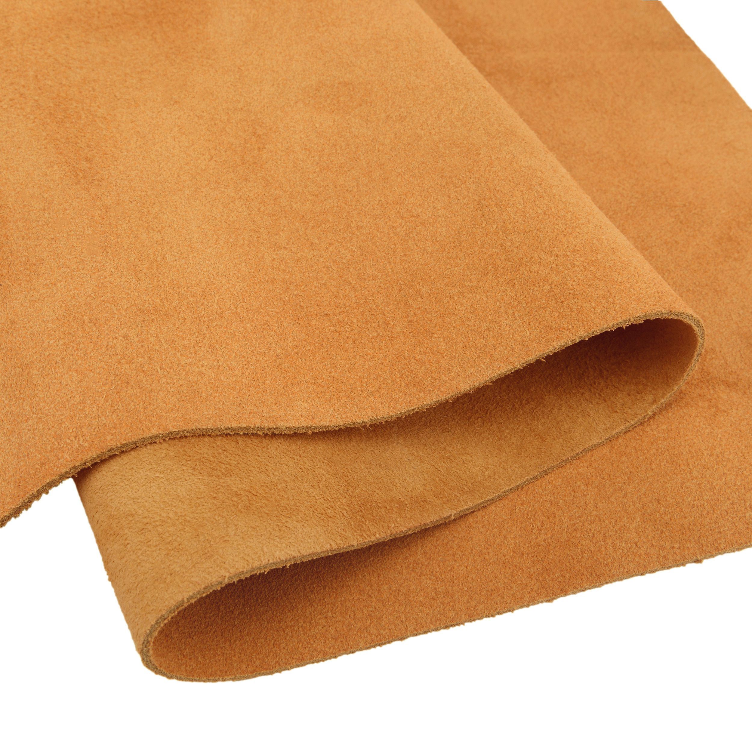 Leather Suede Sheet Skins Pieces 1.5-2mm Thick Soft Leather Square