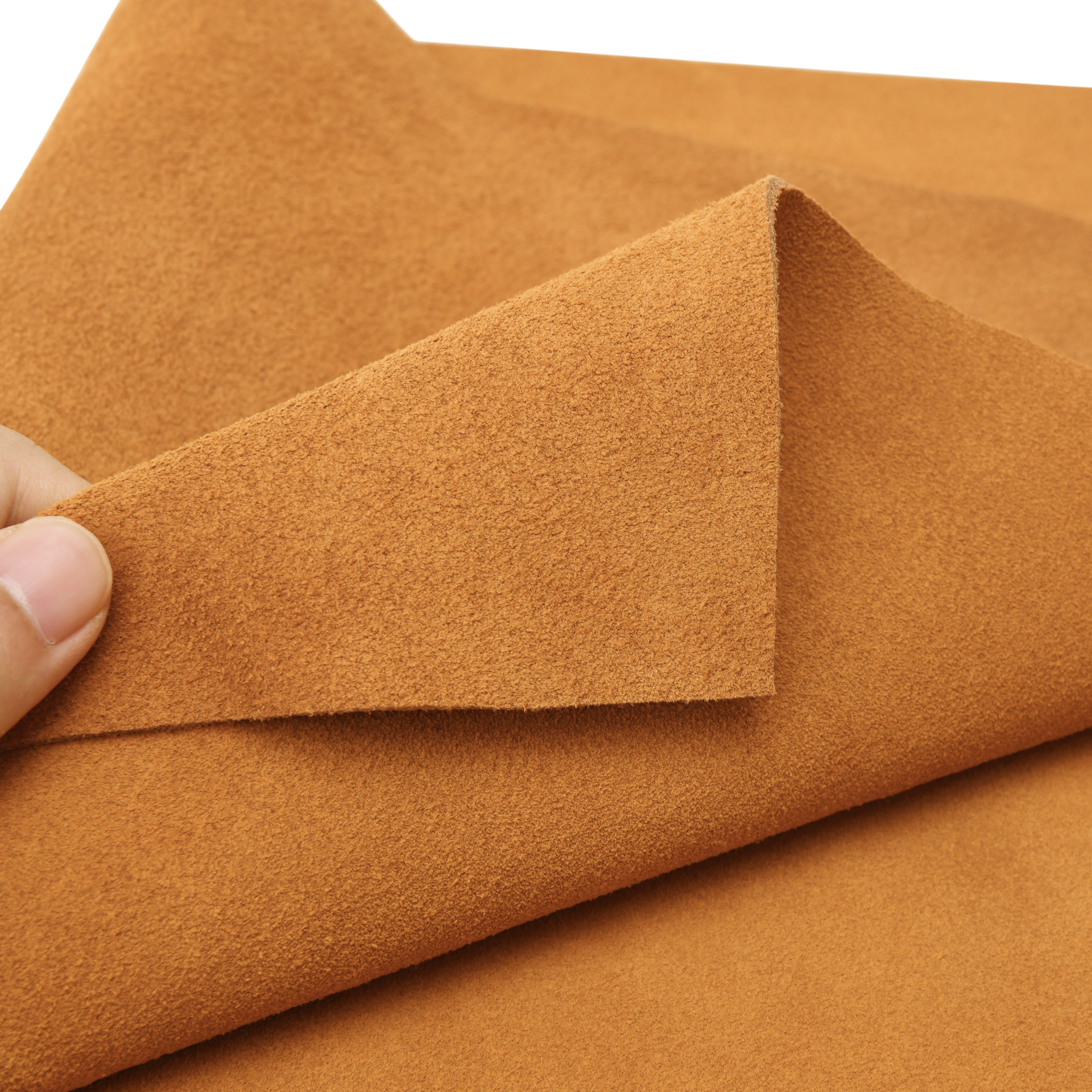 Leather Suede Sheet Skins Pieces 1.5-2mm Thick Soft Leather Square