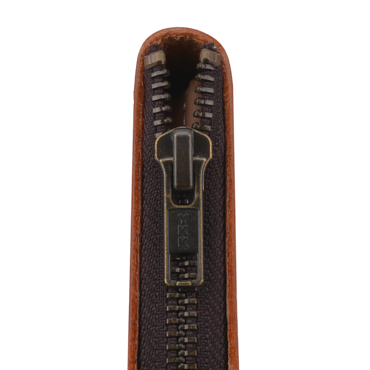 Genuine Leather Coin Pouch Change Holder for Men / Woman with Zipper Pouch