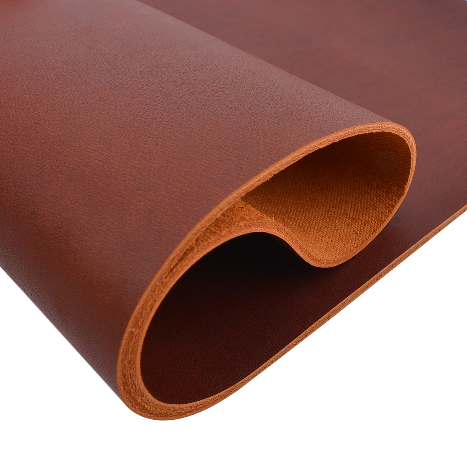 Genuinue Cowhide Full Grain Tooling Leather 2.0mm Pre Cut Crafting Square