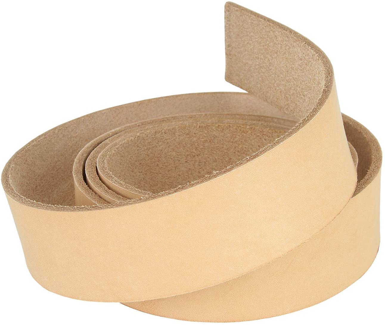 48-52 inch Leather Belt Strips Straps Cowhide DIY Van-Tanned Scraps