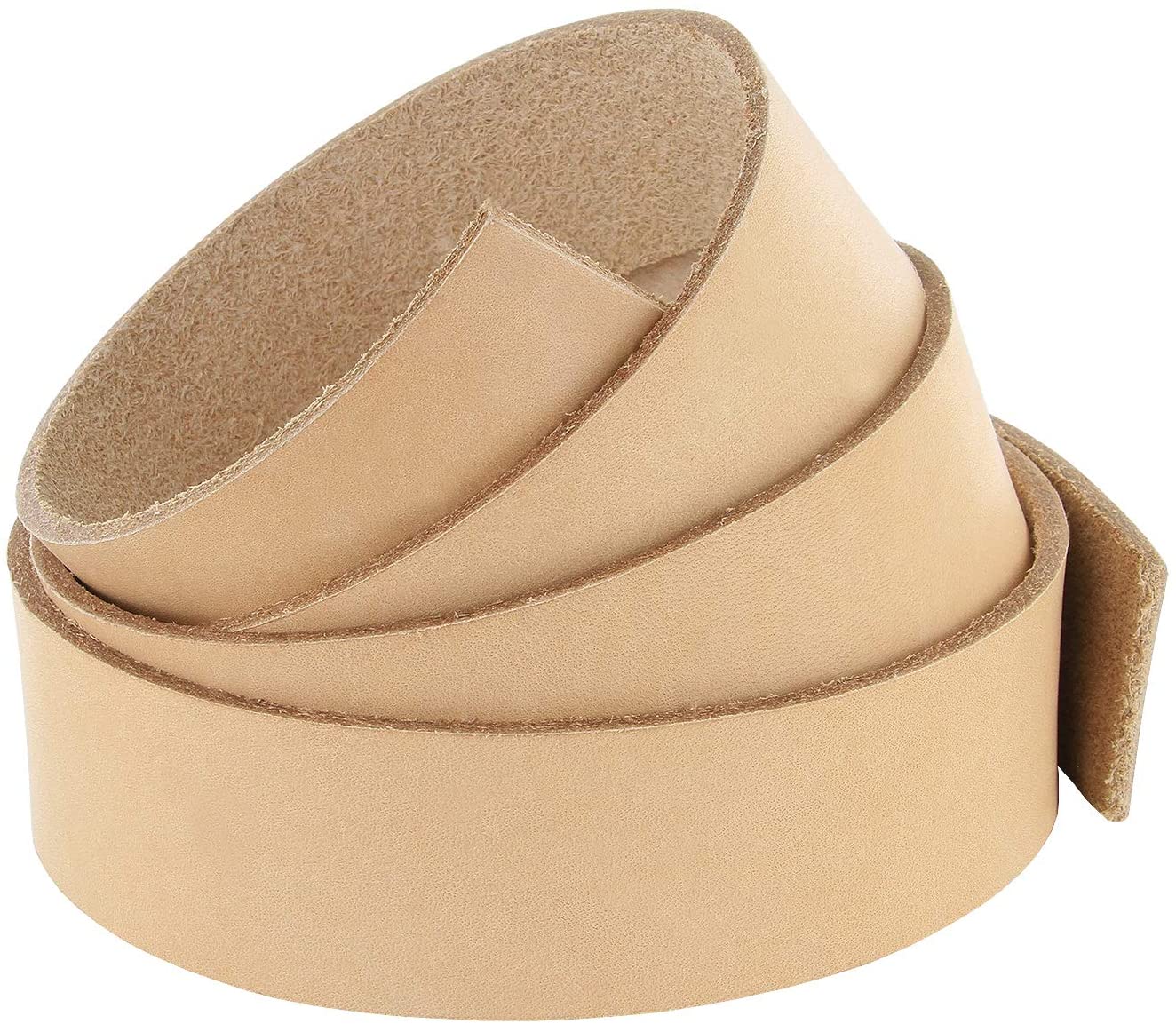 48-52 inch Leather Belt Strips Straps Cowhide DIY Van-Tanned Scraps