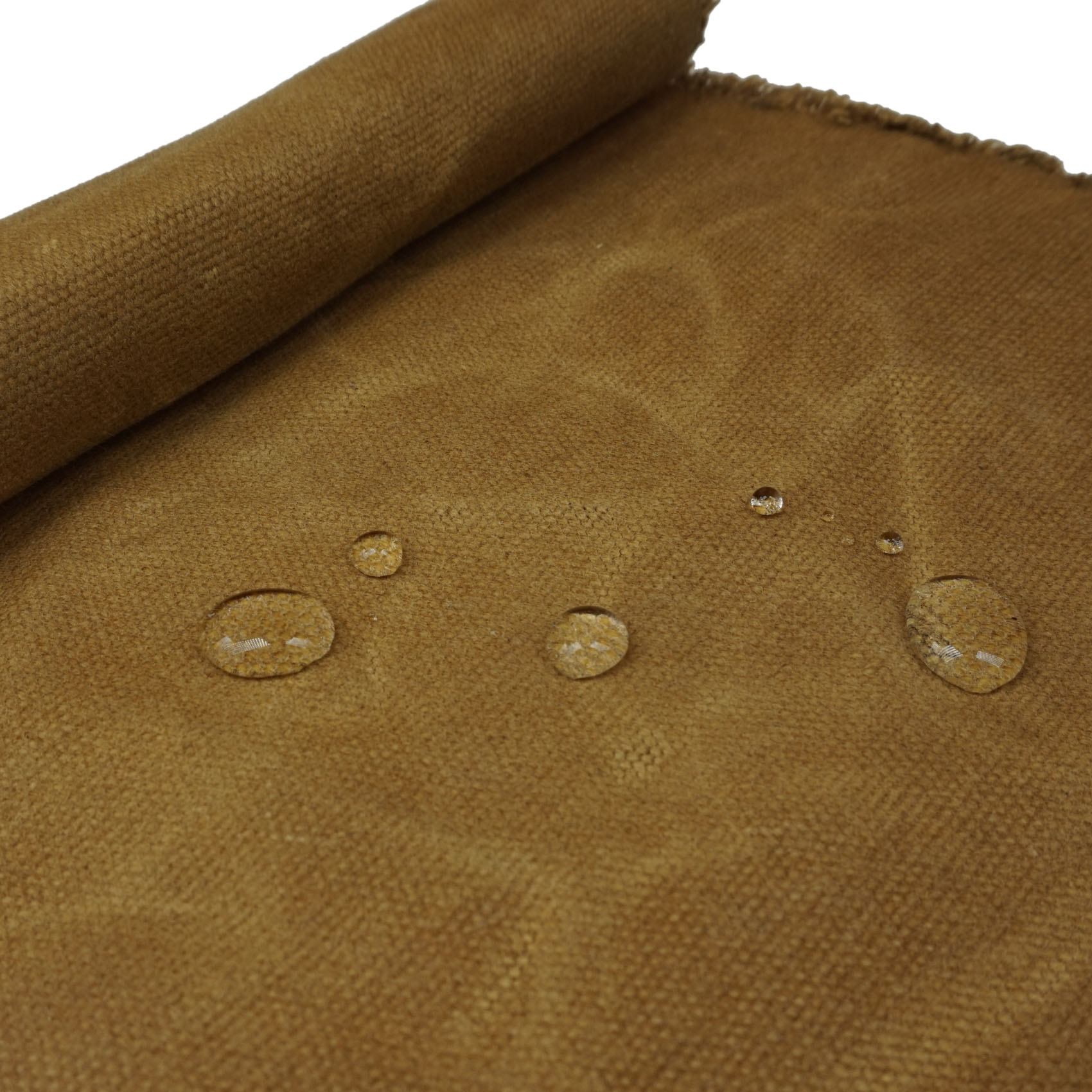 16 OZ Waxed Canvas Duck Fabric Craft Upholstery Tan Fabric By The Yard Cotton