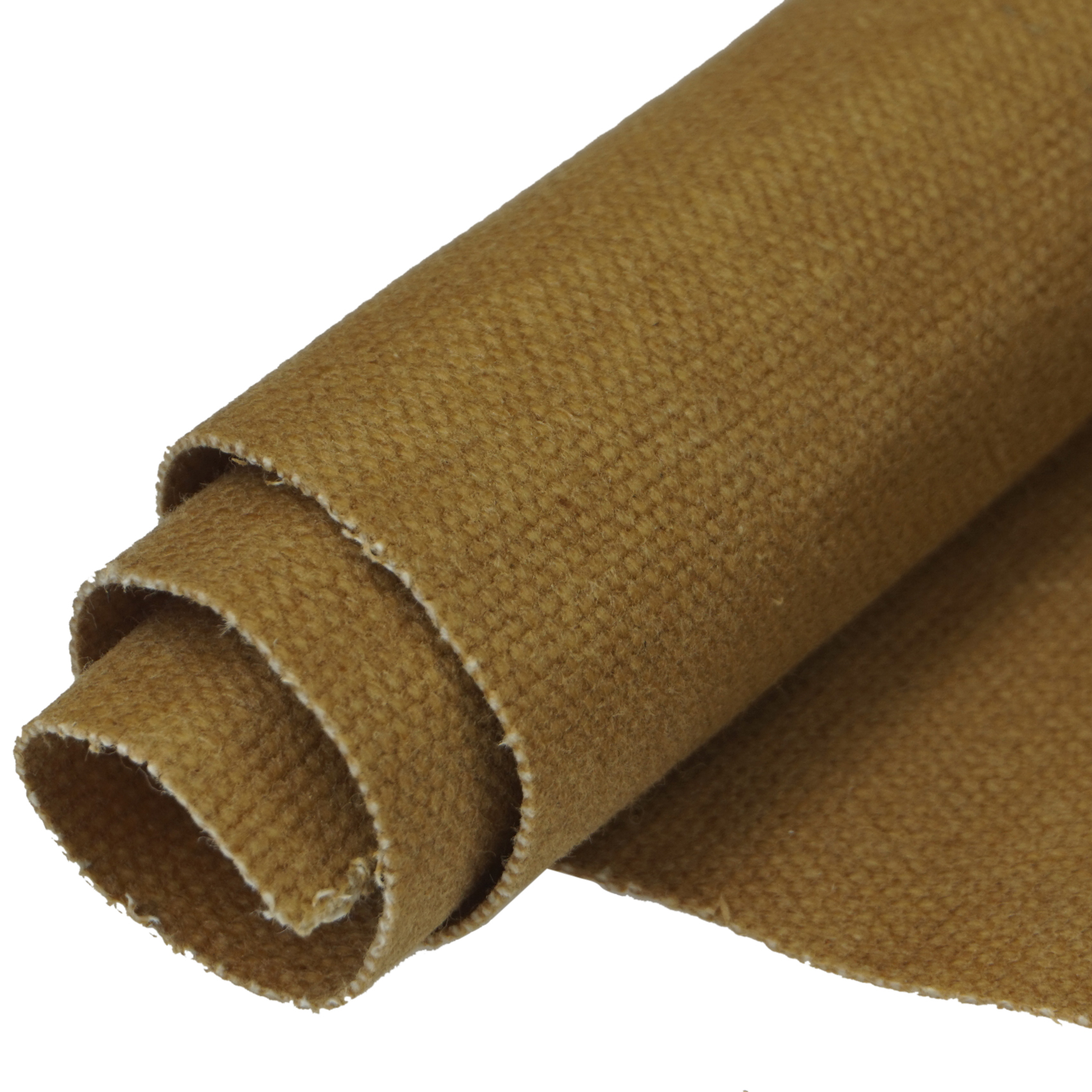 16 OZ Waxed Army Duck Canvas Tan Fabric By The Yard,100% Cotton Square