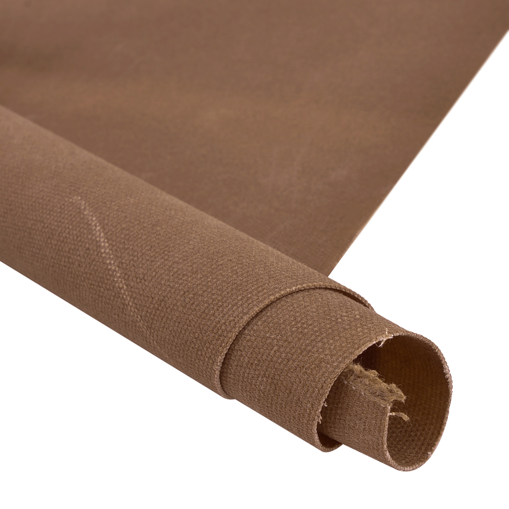 16 OZ Waxed Canvas Duck Fabric Craft Upholstery Tan Fabric By The Yard Cotton