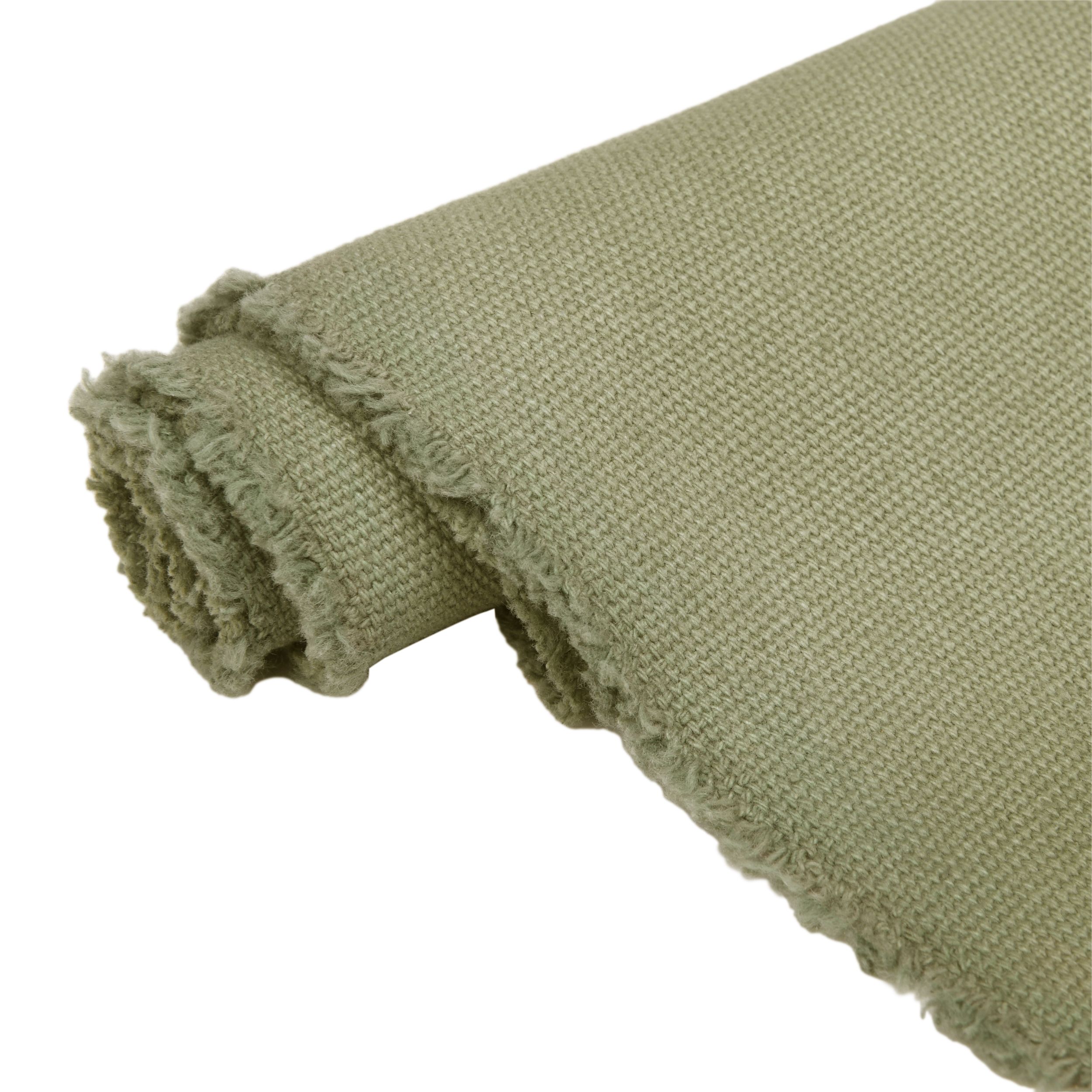 16OZ Waxed Army Duck Canvas / Washed Canvas / 100% Cotton Canvas By The Yard