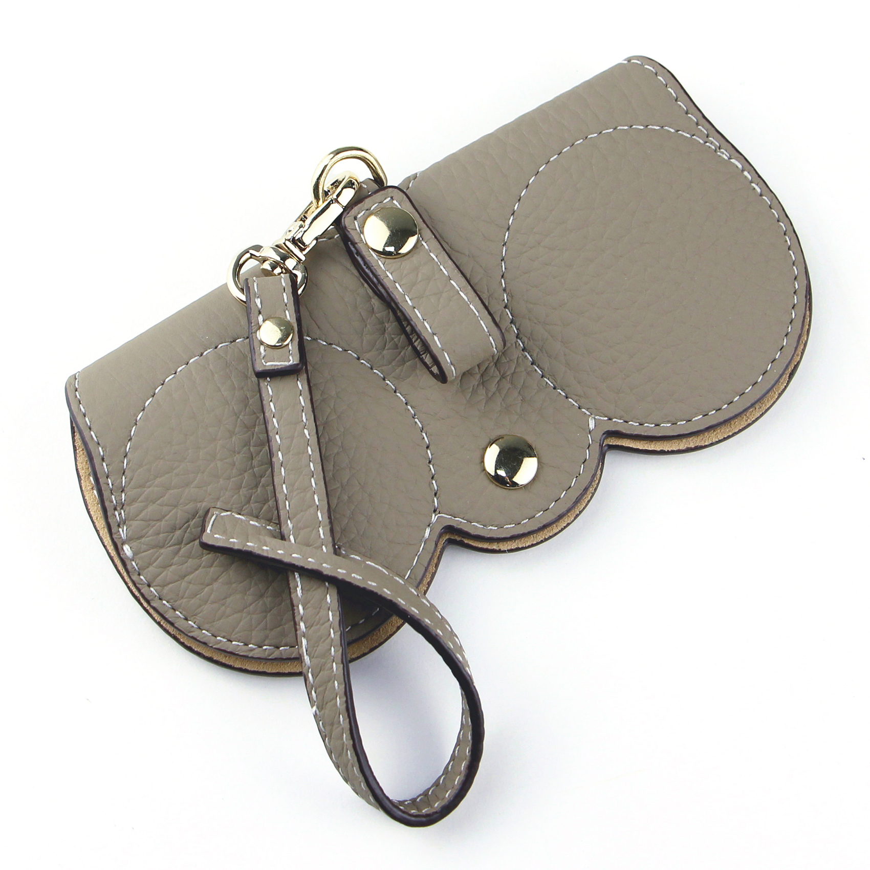  Genuine Leather Slip in Glasses Sleeve Pouch Eye Glasses Case Pouch 