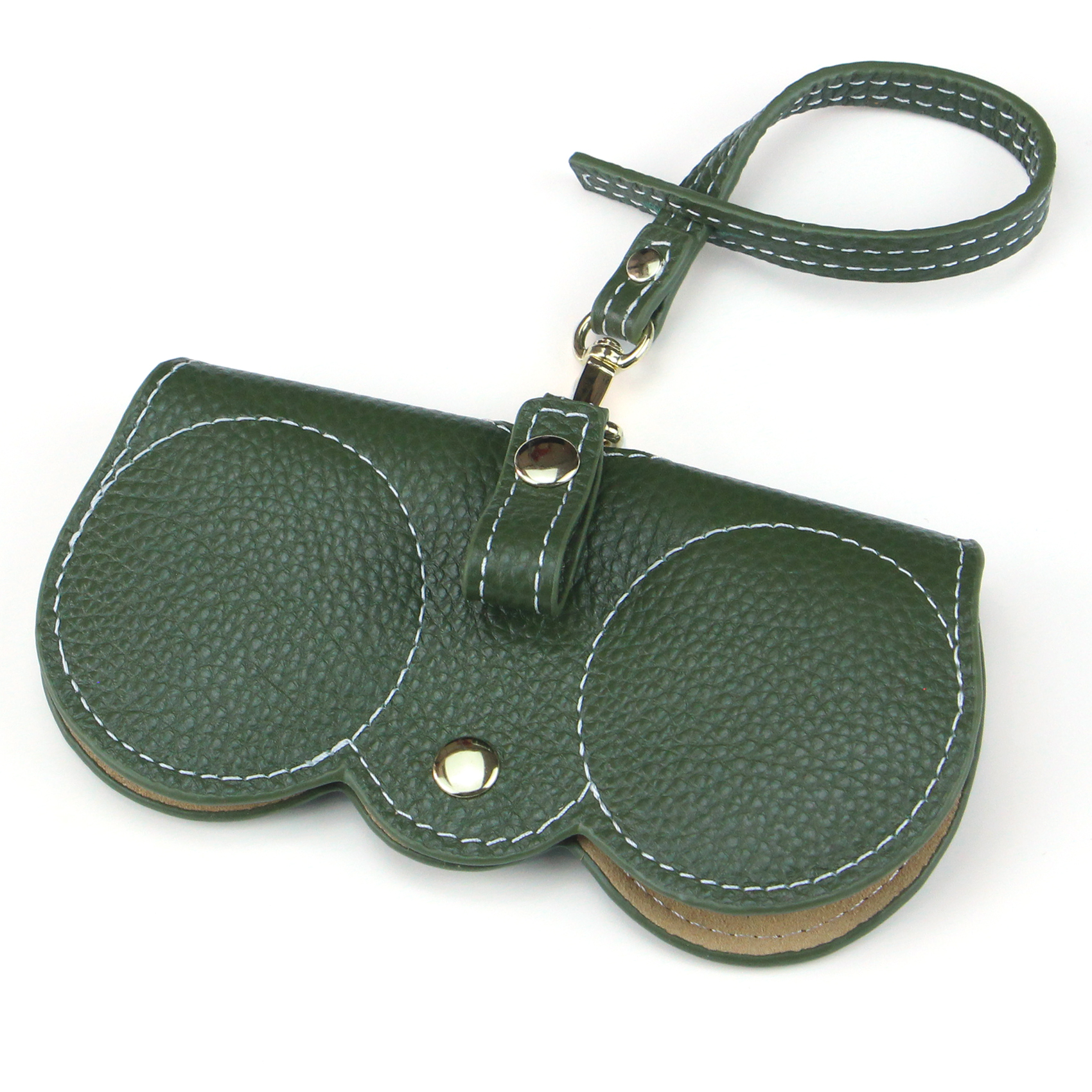  Genuine Leather Slip in Glasses Sleeve Pouch Eye Glasses Case Pouch 