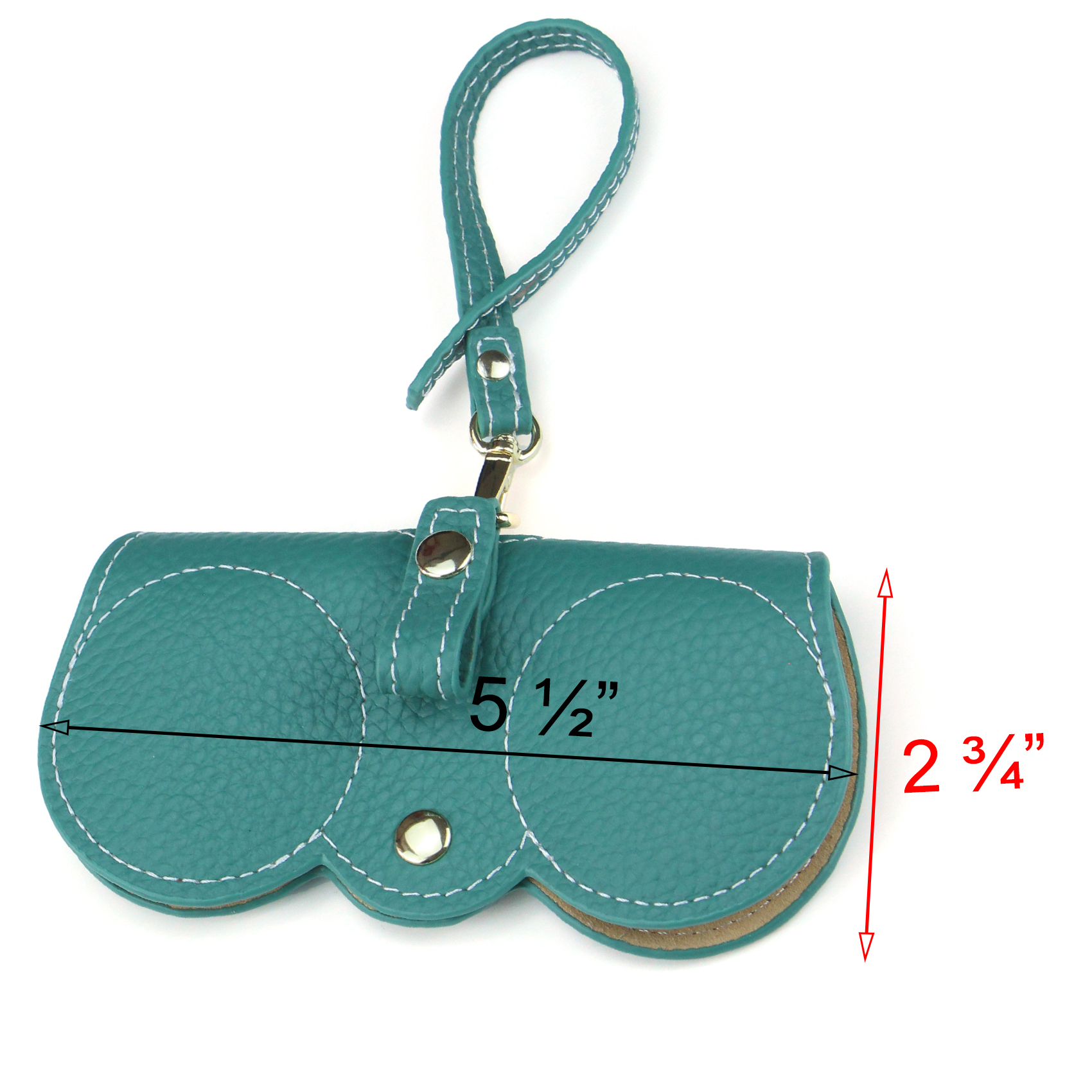  Genuine Leather Slip in Glasses Sleeve Pouch Eye Glasses Case Pouch 